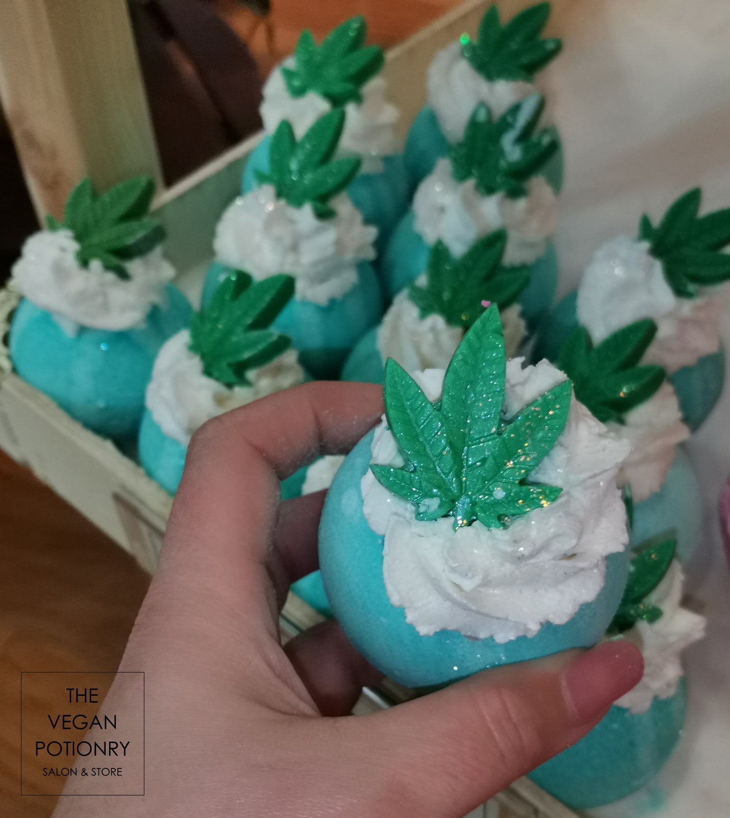 Hemp Bubbling Bath Bomb | The Vegan Potionry