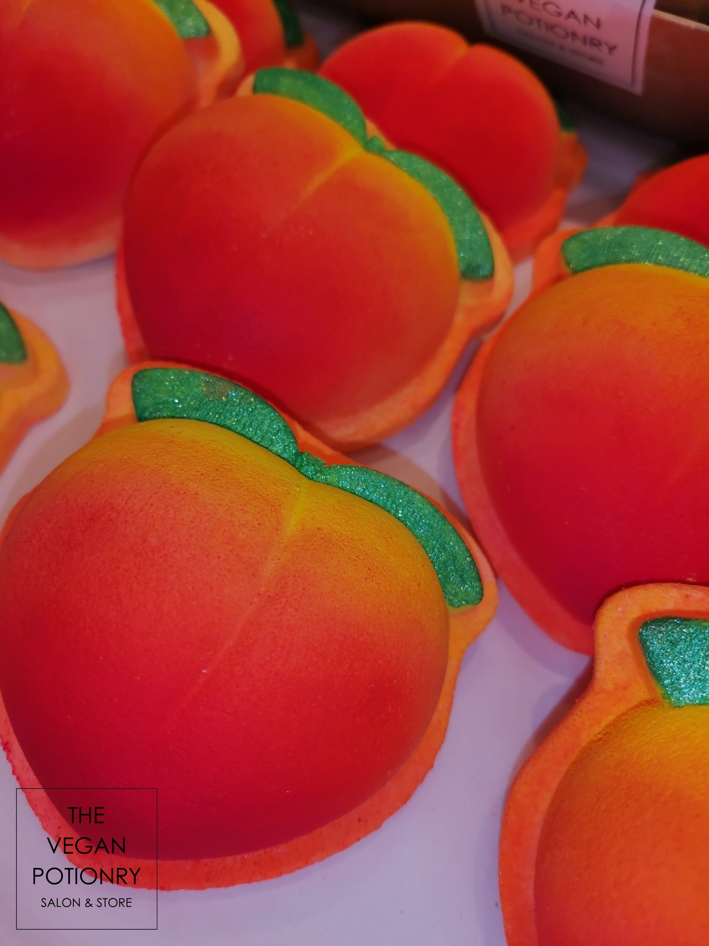 Peach Bath Bombs |The Vegan Potionry