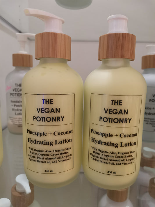 Pineapple + Coconut Hydrating Lotion | The Vegan Potionry