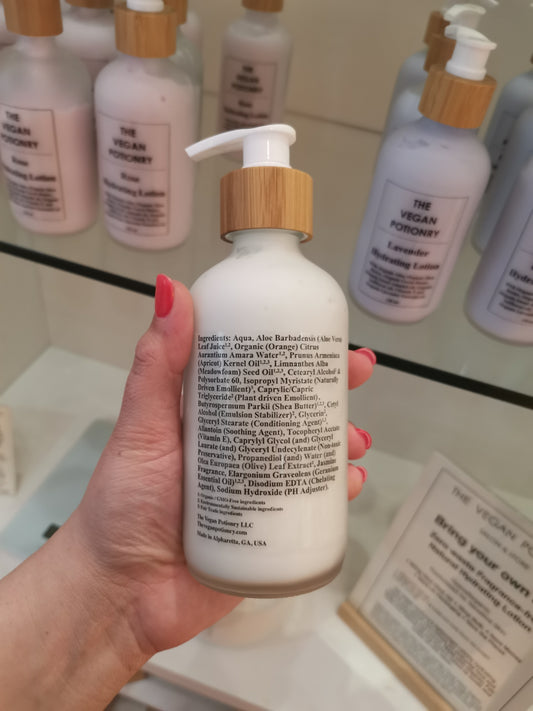 Jasmine + Geranium Hydrating Lotion | The Vegan Potionry