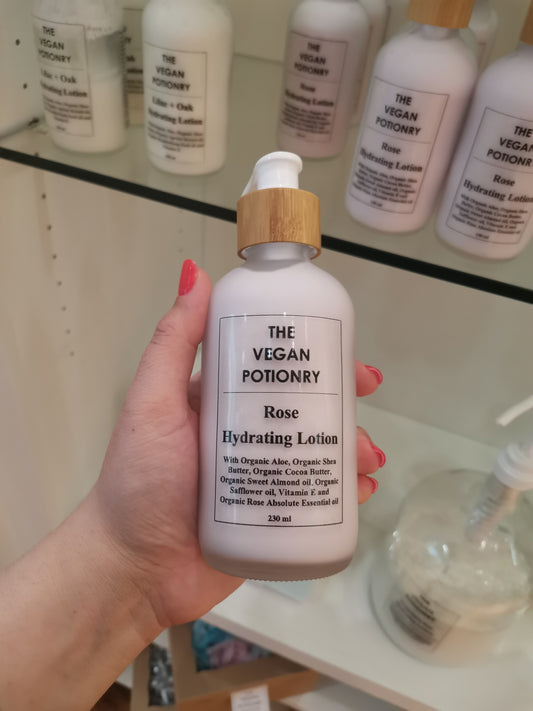Rose Hydrating Lotion | The Vegan Potionry