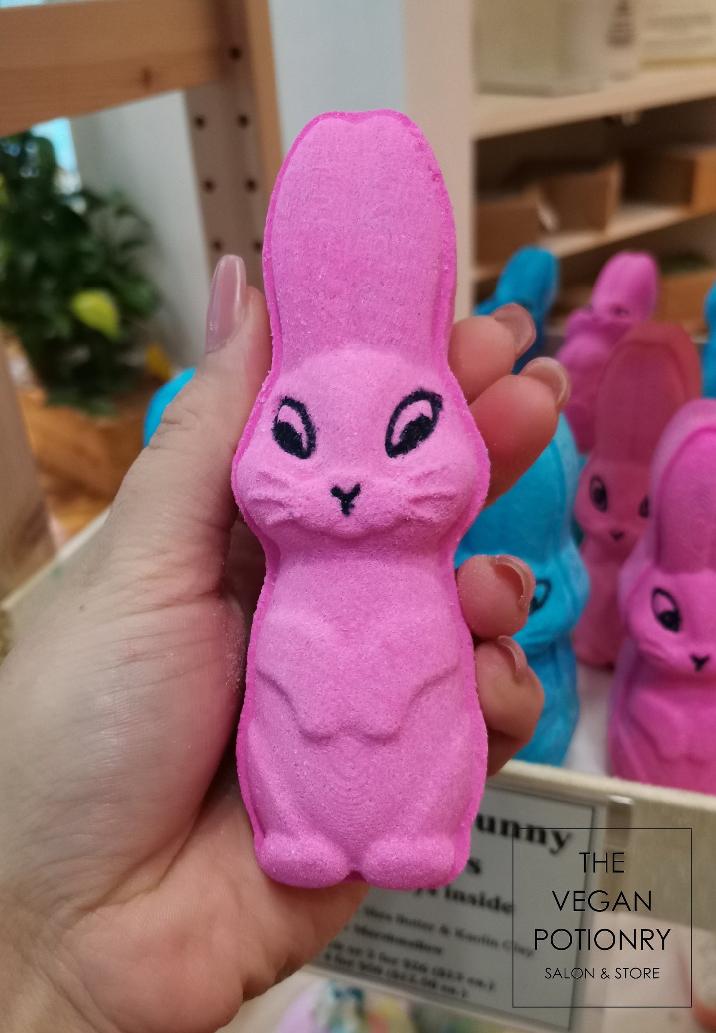Marshmallow Bunny Bath Bombs with Bunny Toys inside | The Vegan Potionry