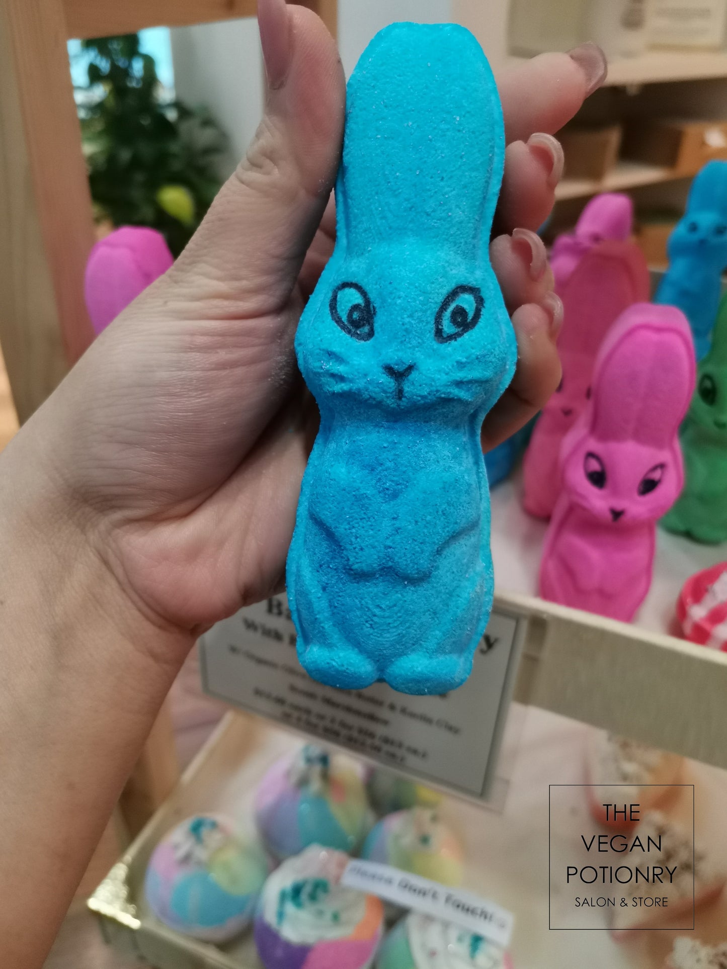 Marshmallow Bunny Bath Bombs with Bunny Toys inside | The Vegan Potionry