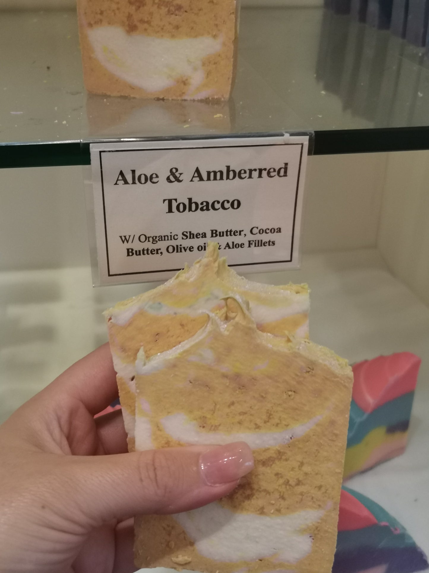 Aloe + Amber Tobacco Hydrating Soap I Palm Free Soap | The Vegan Potionry |