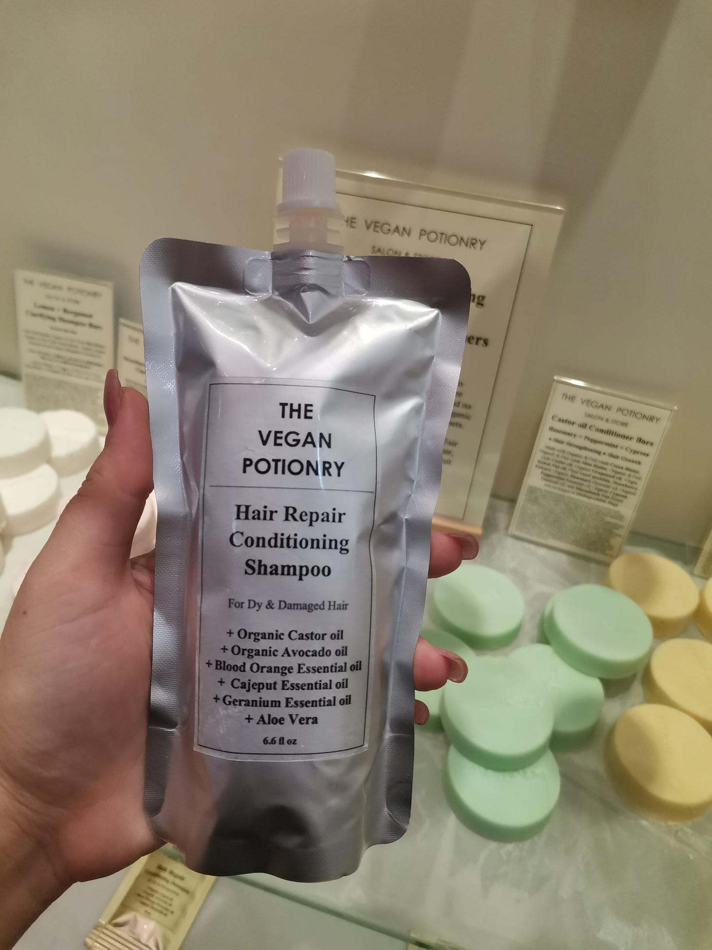 Hair Repair Conditioning Shampoo For Dry & Damaged Hair | THE VEGAN POTIONRY
