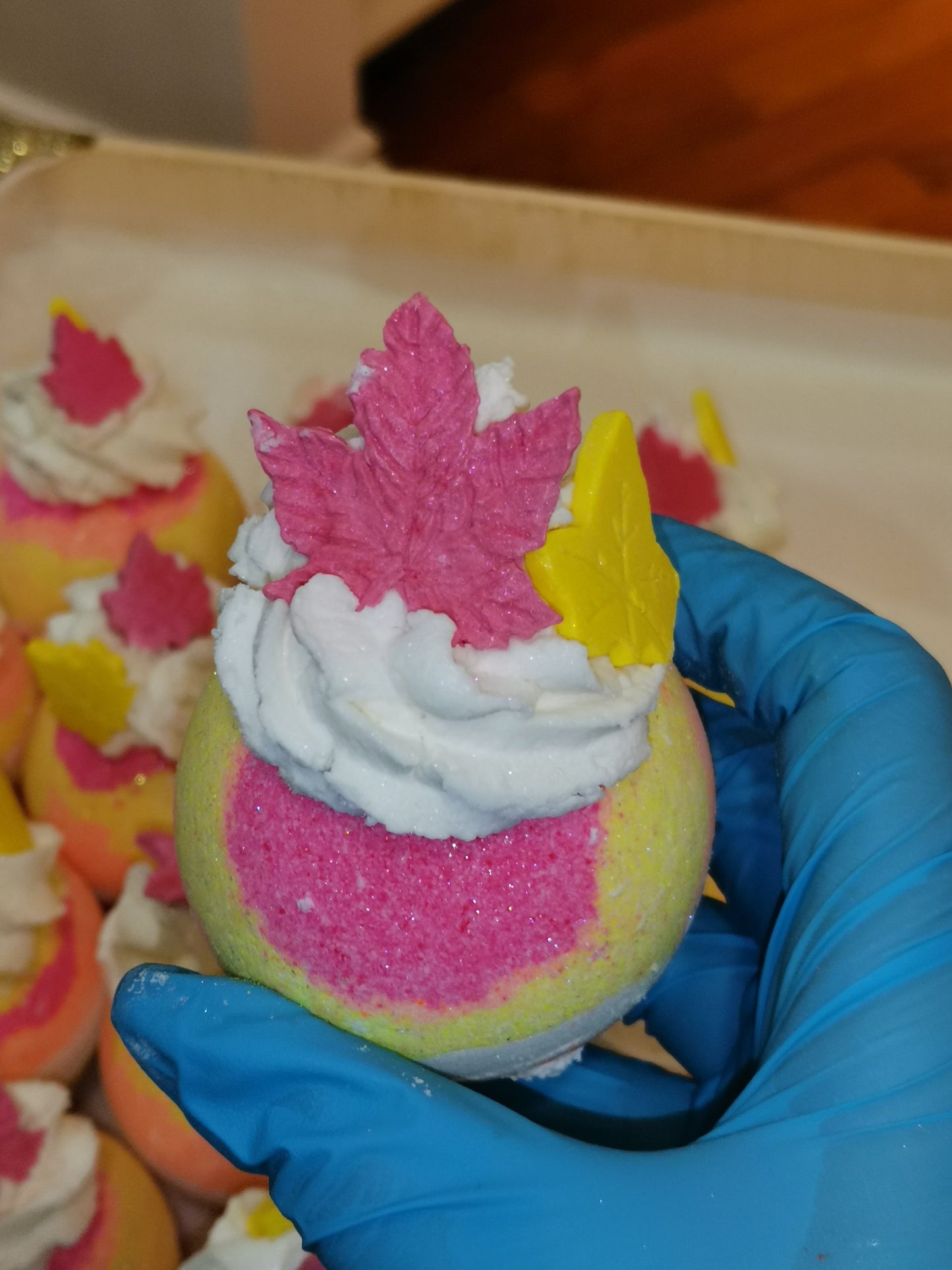 Autumn Bath Bombs | This Fall is UN-BE-LEAF-ABLE Bath Bombs