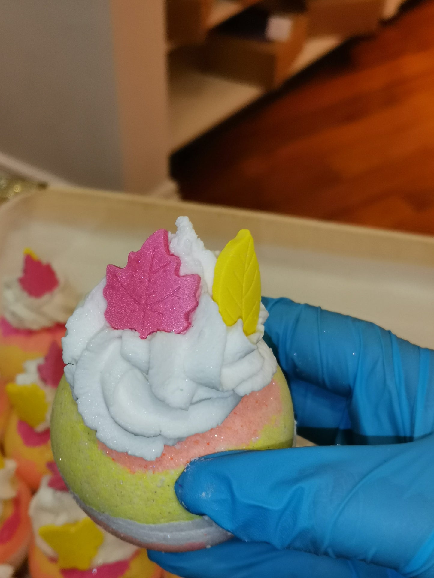 Autumn Bath Bombs | This Fall is UN-BE-LEAF-ABLE Bath Bombs