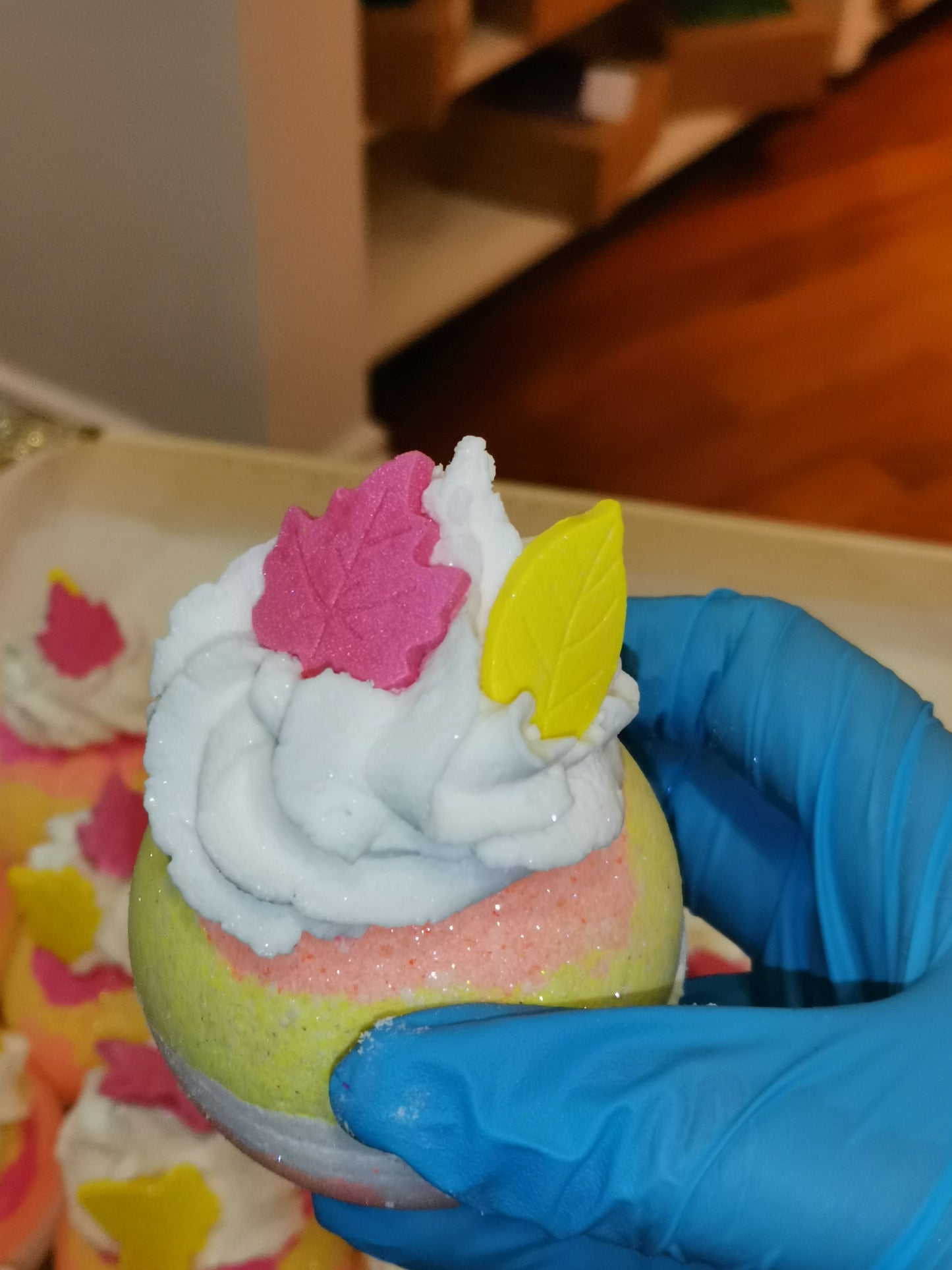 Autumn Bath Bombs | This Fall is UN-BE-LEAF-ABLE Bath Bombs