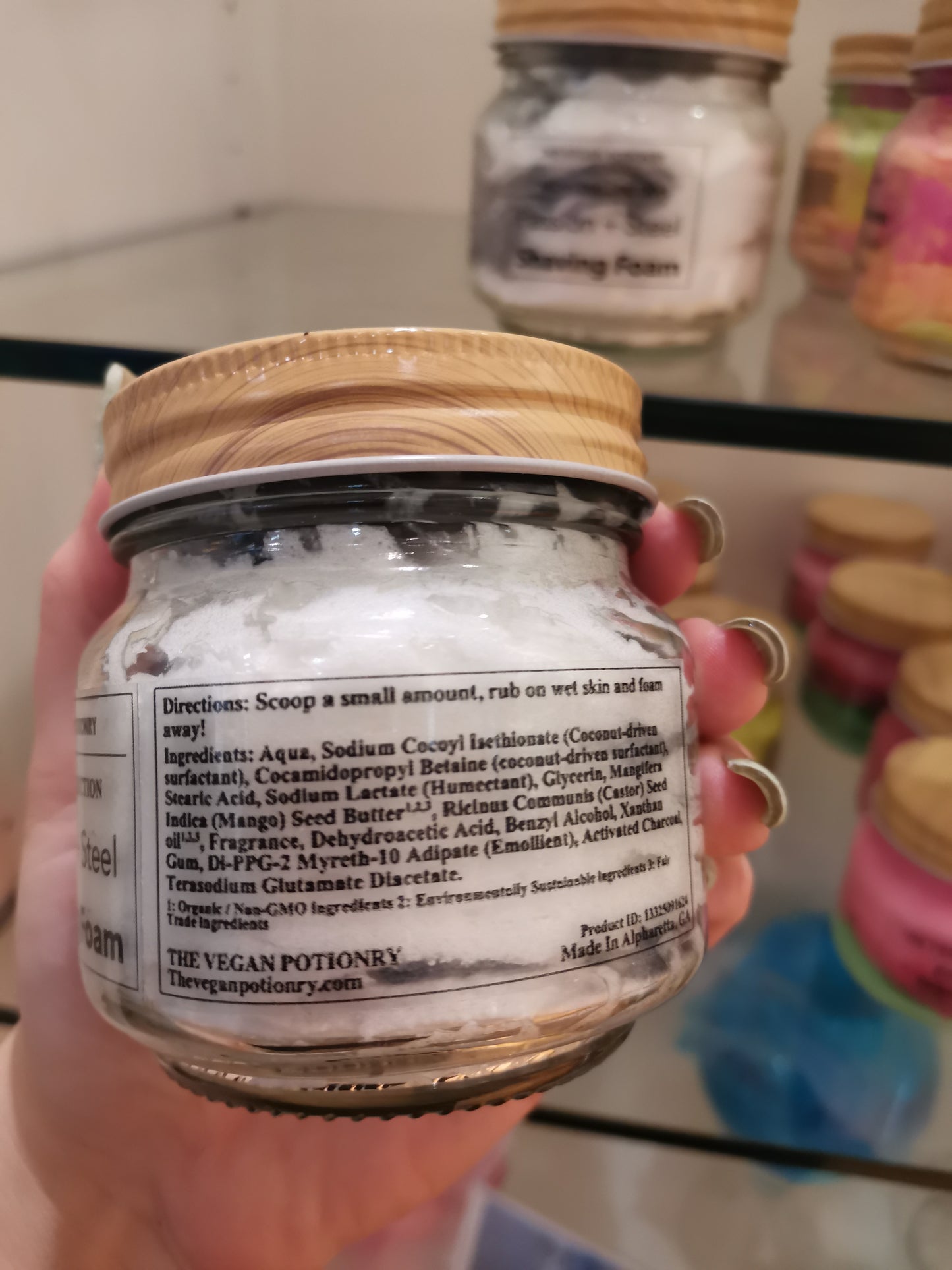 Passion + Steel Shaving Foam | Foaming Shaving Cream | Foaming Body Wash | THE VEGAN POTIONRY