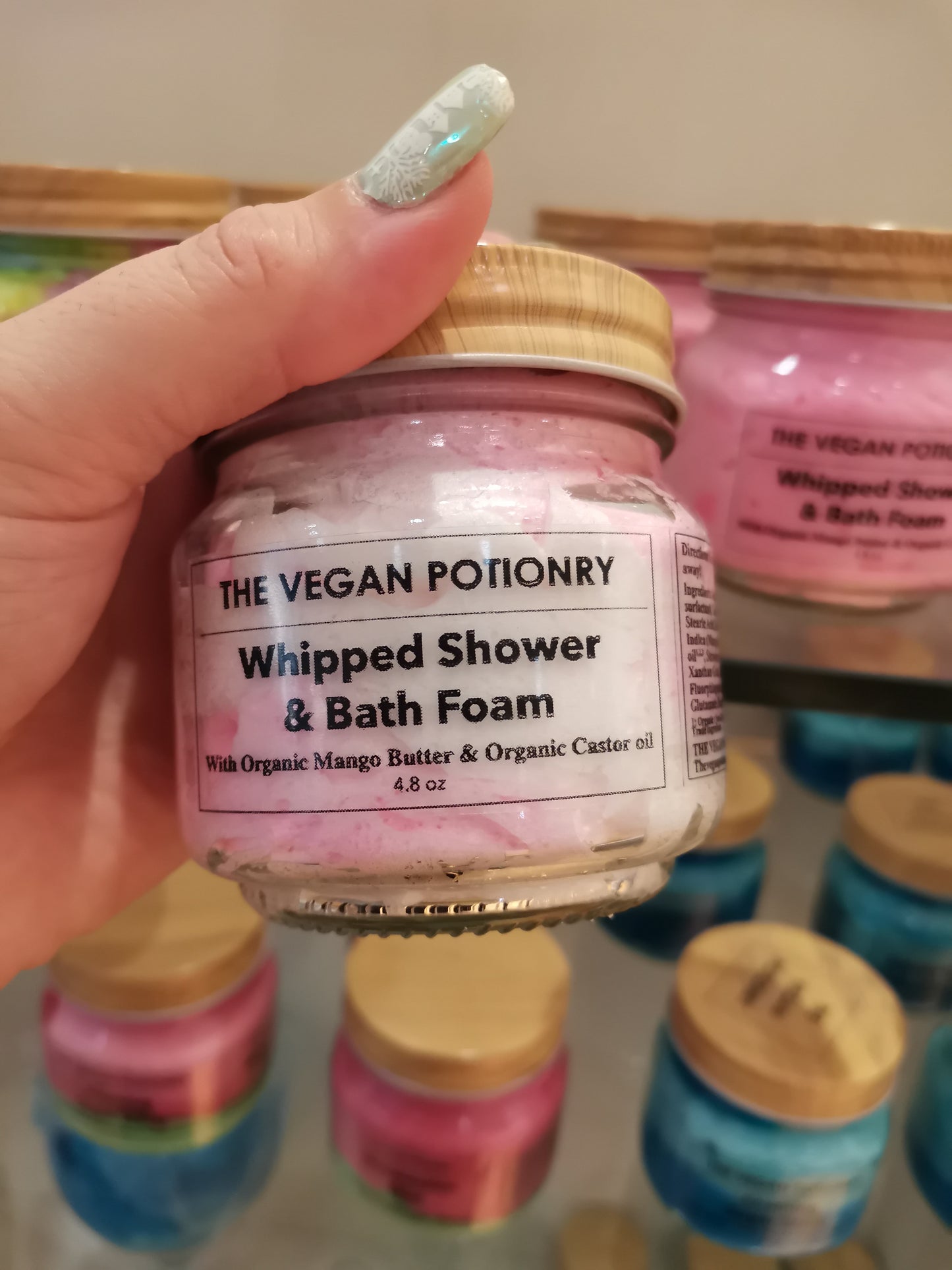 Strawberry Cheesecake Shaving Foam | Foaming Shaving Cream | Foaming Body Wash | THE VEGAN POTIONRY