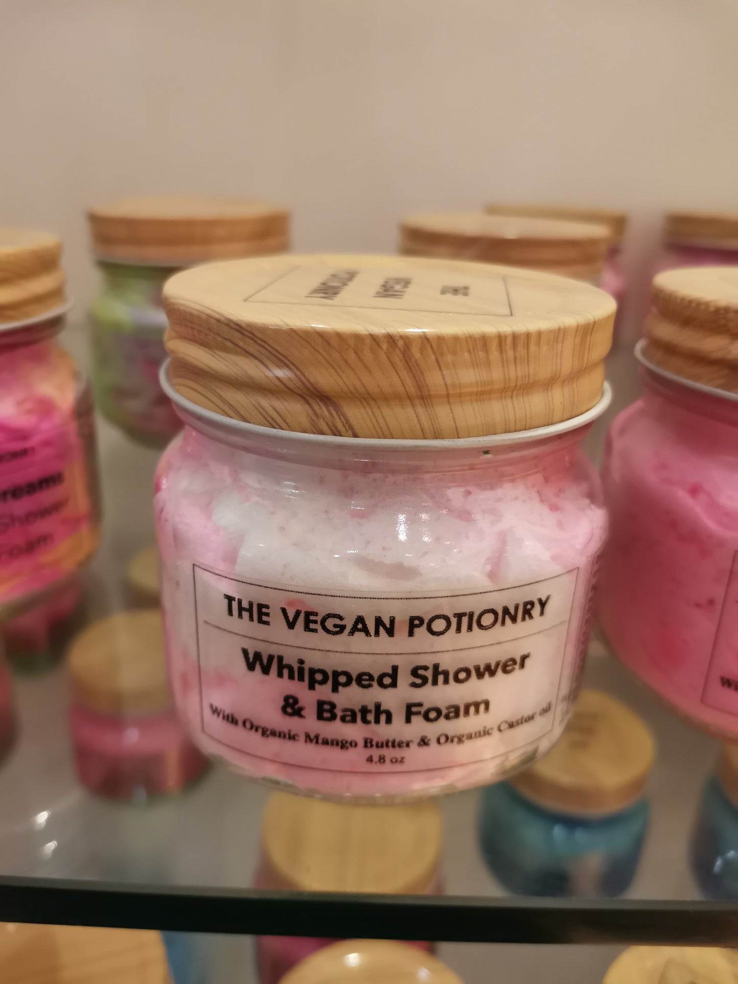 Strawberry Cheesecake Shaving Foam | Foaming Shaving Cream | Foaming Body Wash | THE VEGAN POTIONRY