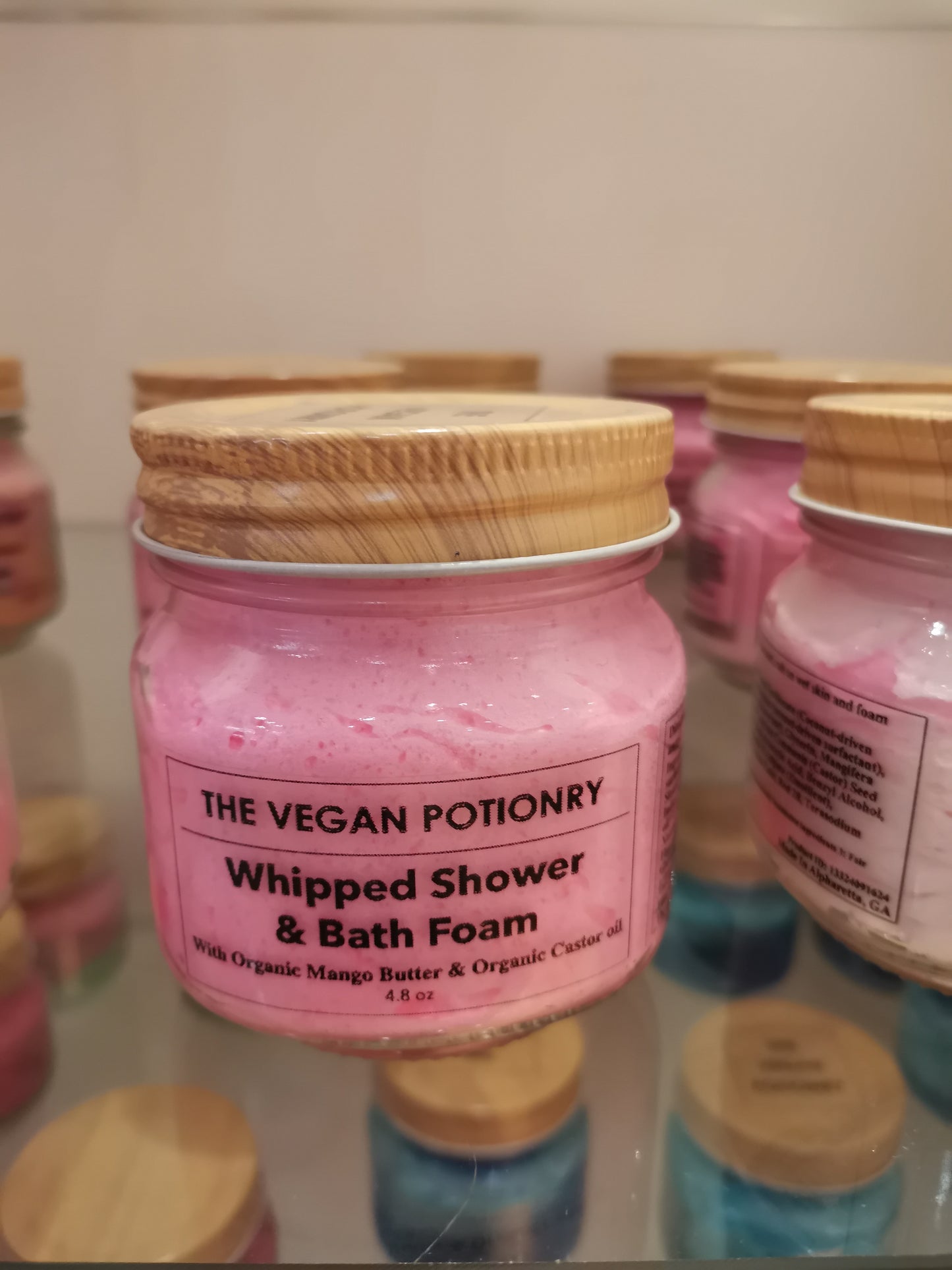 Strawberry Cheesecake Shaving Foam | Foaming Shaving Cream | Foaming Body Wash | THE VEGAN POTIONRY