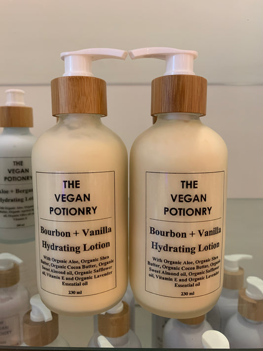 Bourbon + Vanilla Hydrating Lotion | The Vegan Potionry