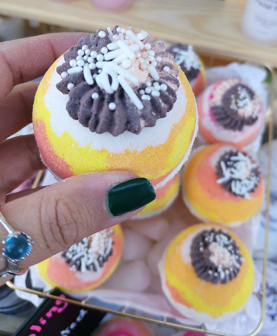 Coffee Bubbling Bath Bombs | The Vegan Potionry