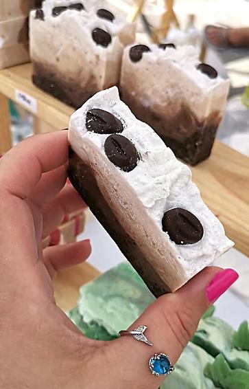 Exfoliating Coffee Hydrating Soap | Herbal | Palm Free | The Vegan Potionry |