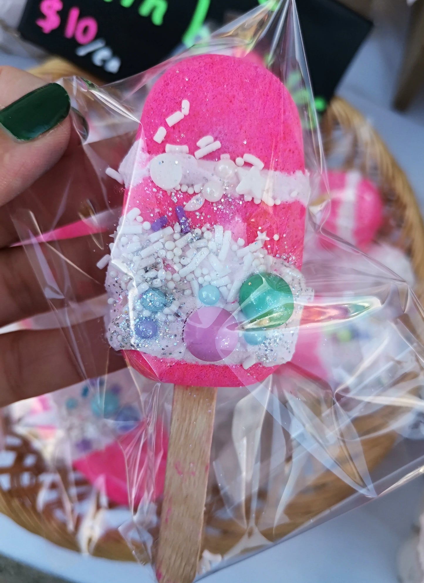 Popsicle Bubble Bath| Bubble-sicle Bubbling Bath Nugget | The Vegan Potionry