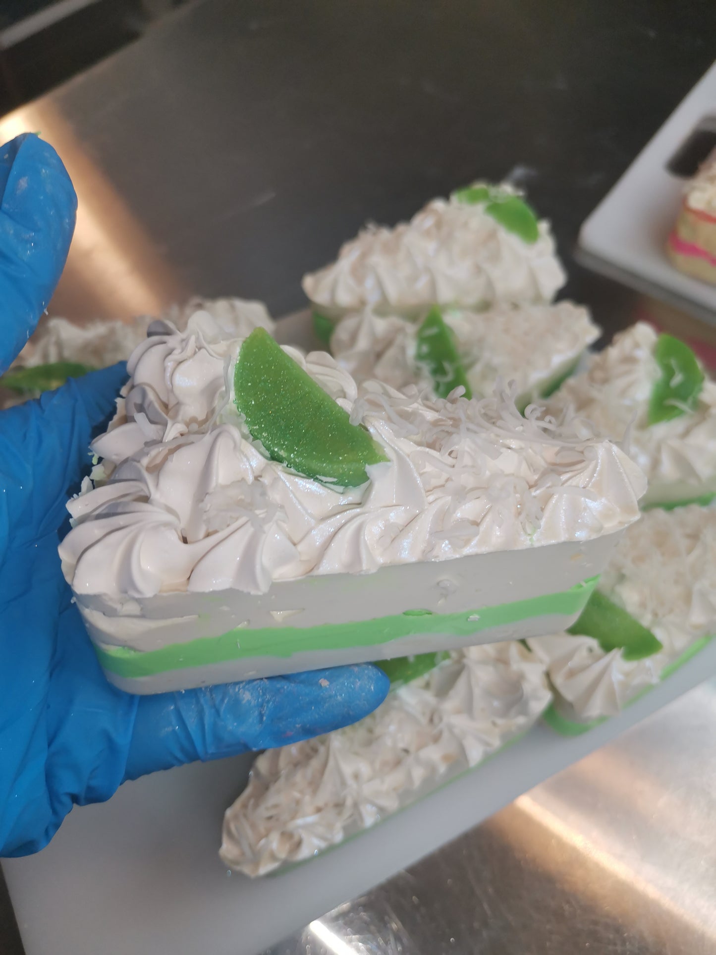 Coconut Lime Pie Soap | Palm Free Soap | The Vegan Potionry |