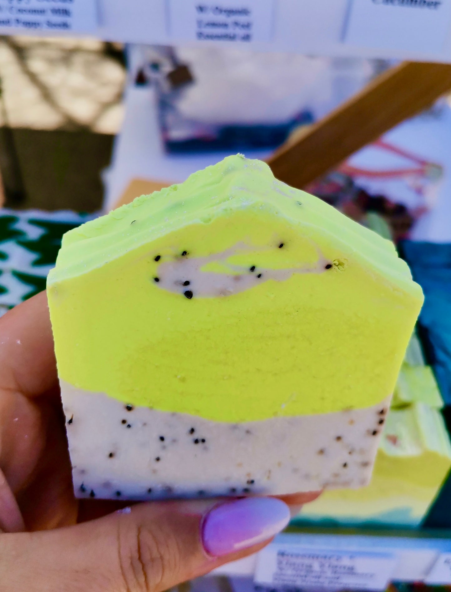 Pineapple + Poppy Seeds Hydrating Soap | Palm Free Soap | The Vegan Potionry |
