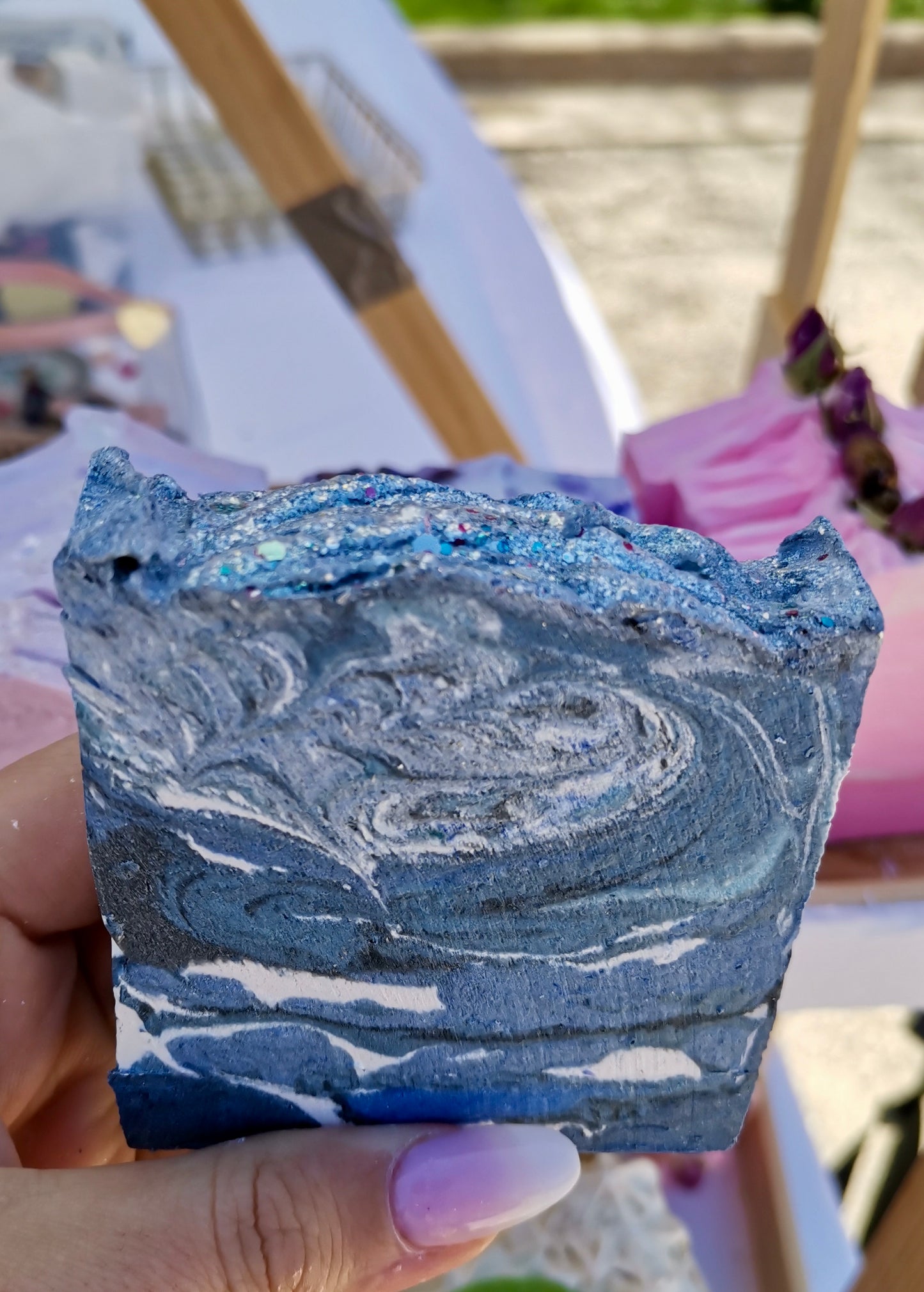 Rain and Storm Hydrating Soap | Herbal | Palm Free | The Vegan Potionry |