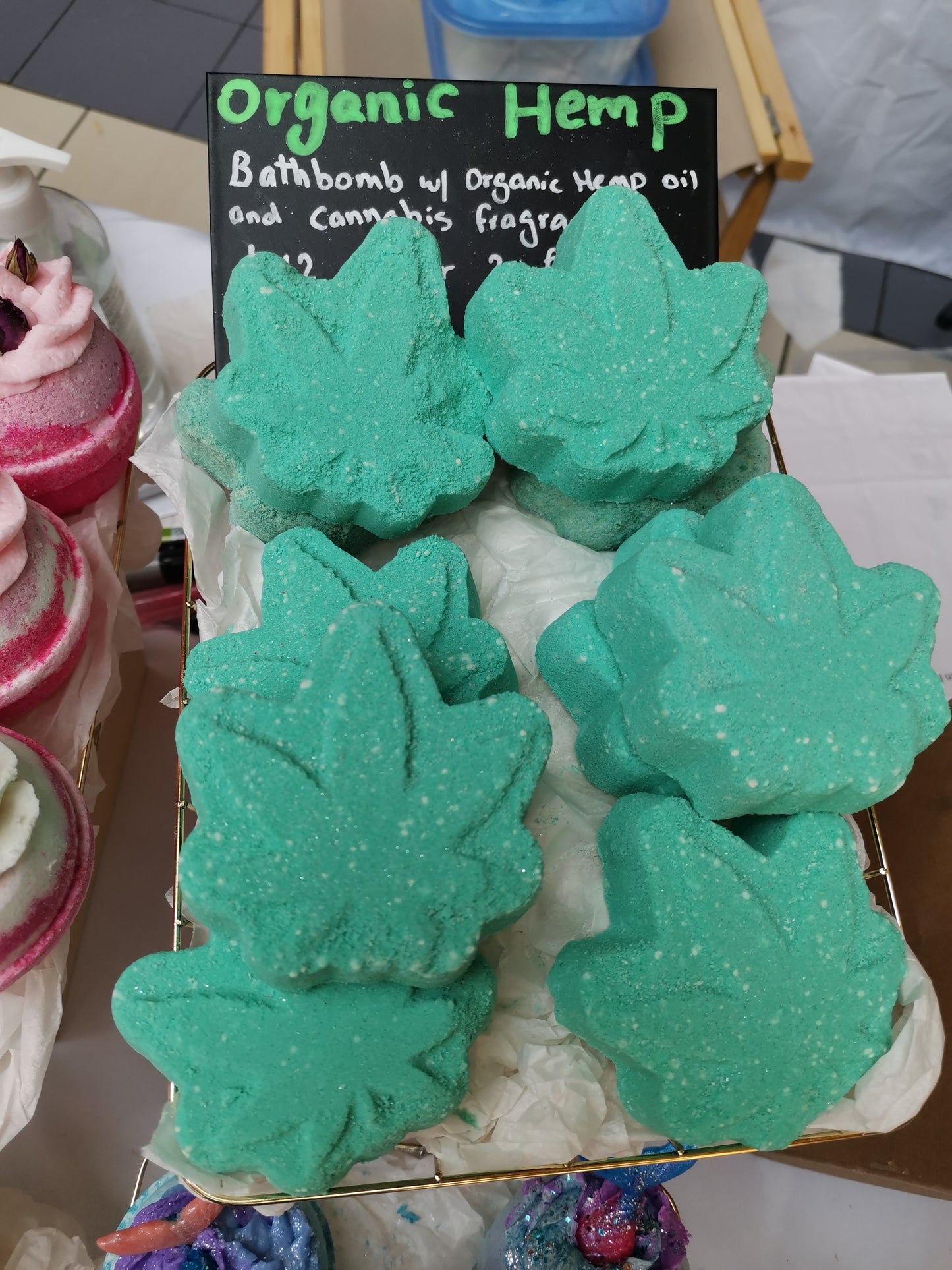 Organic Hemp Bath BombS I THE VEGAN POTIONRY