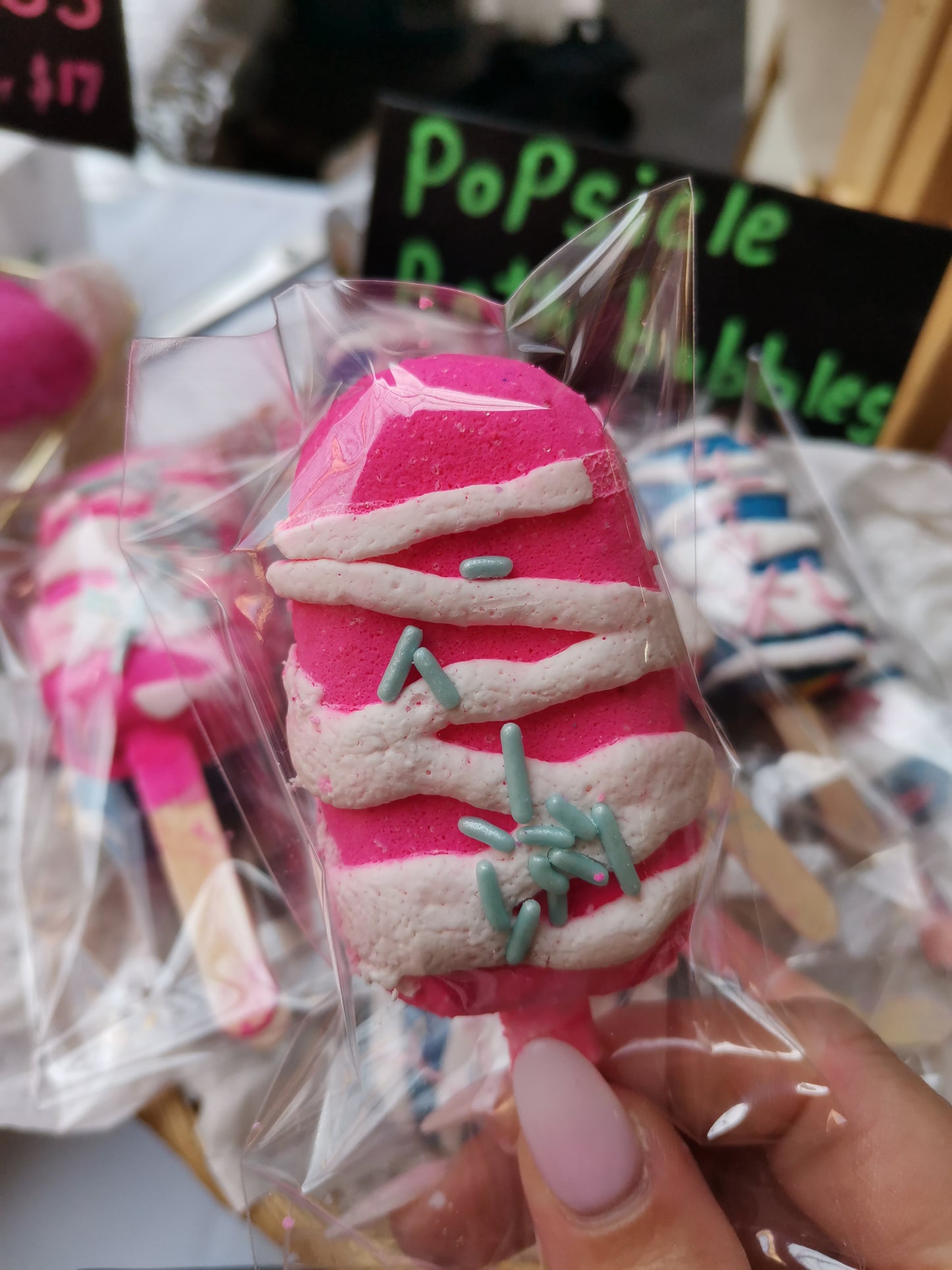 Popsicle Bubble Bath| Bubble-sicle Bubbling Bath Nugget | The Vegan Potionry