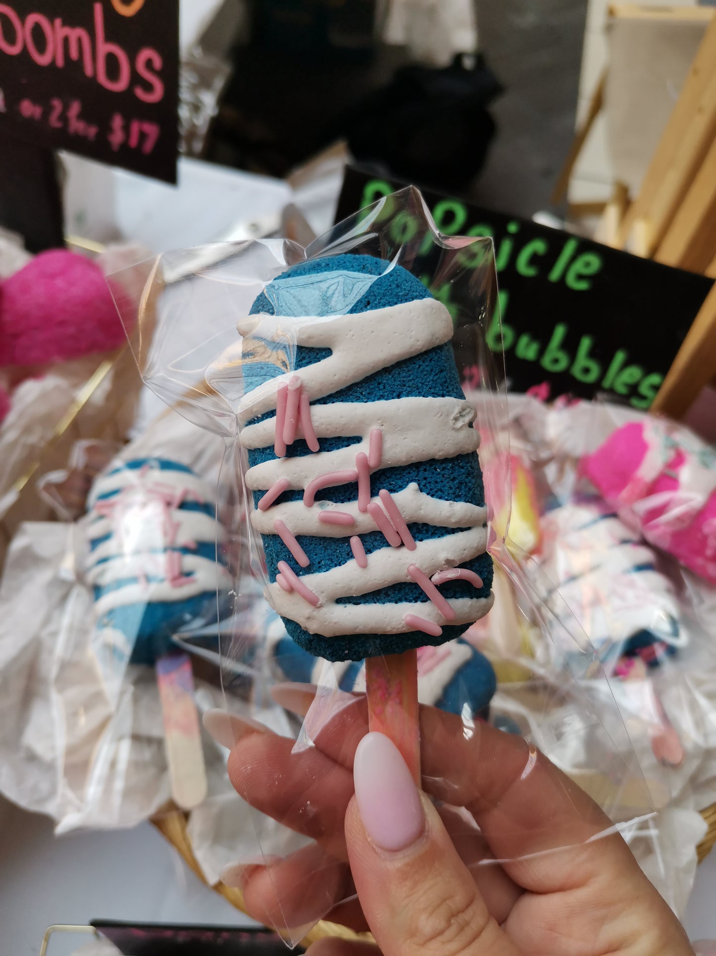 Popsicle Bubble Bath| Bubble-sicle Bubbling Bath Nugget | The Vegan Potionry
