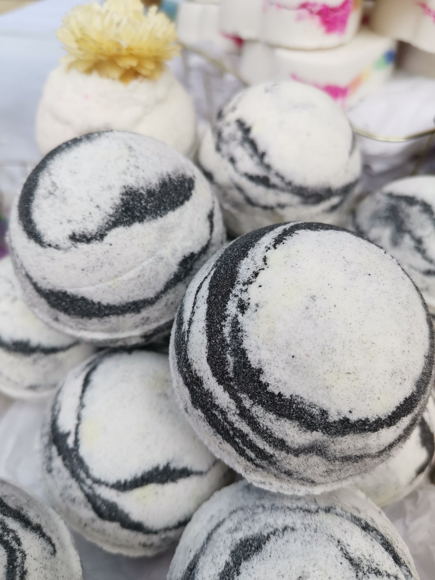 Jasmine + Marbles Large Bath Bombs | The Vegan Potionry |