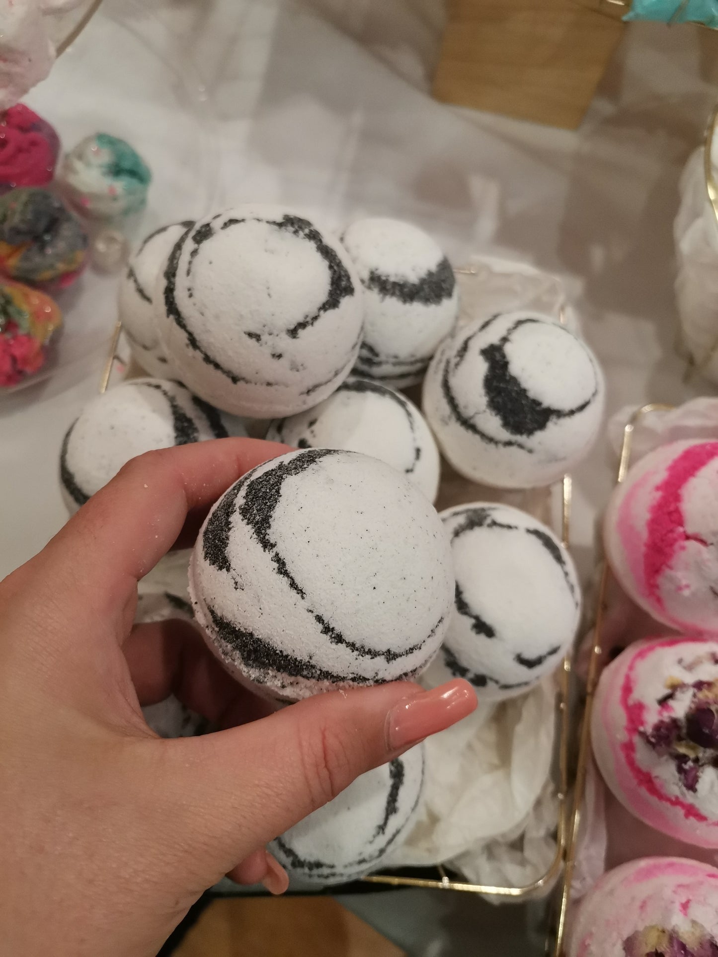 Jasmine + Marbles Large Bath Bombs | The Vegan Potionry |