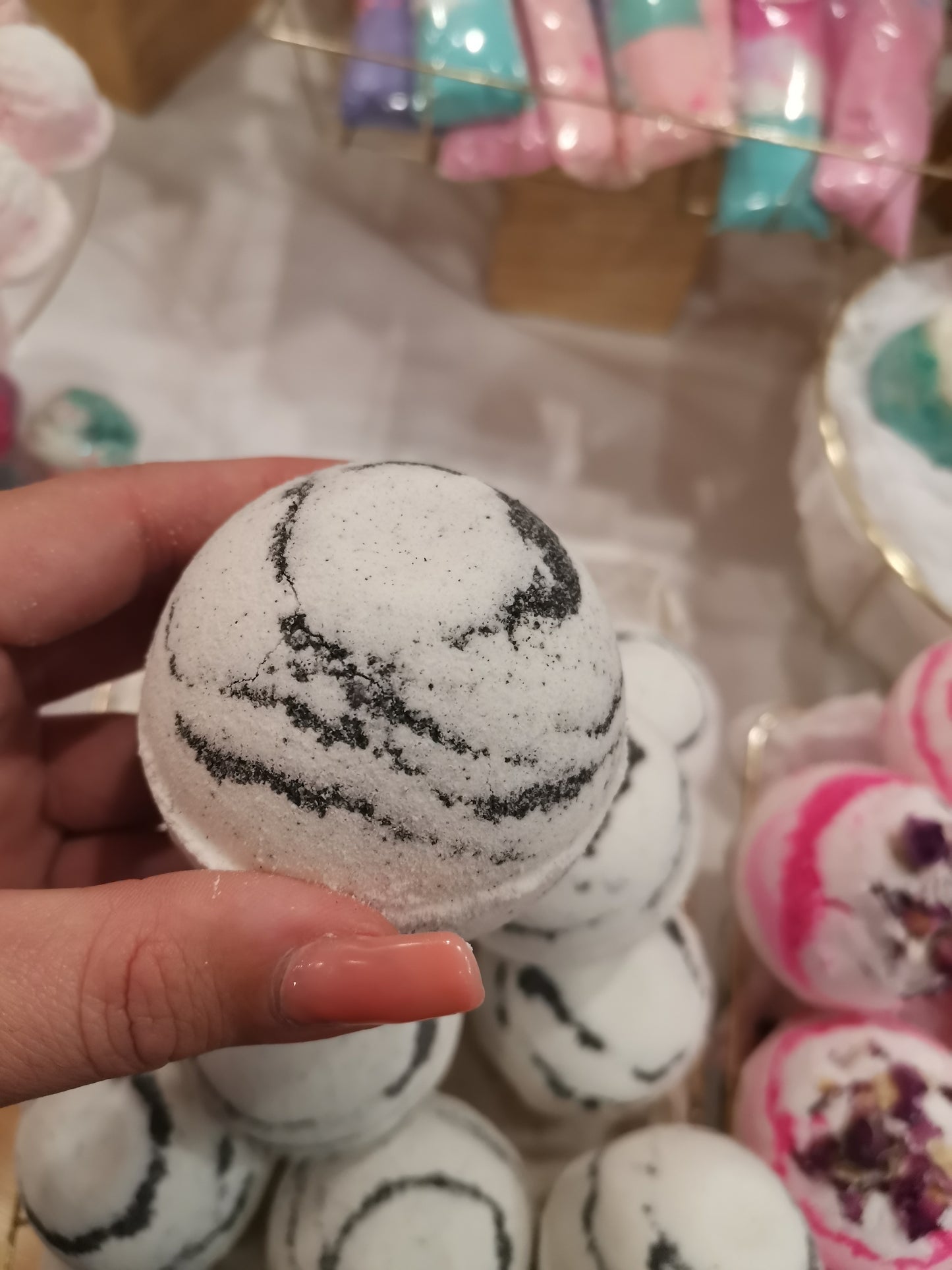 Jasmine + Marbles Large Bath Bombs | The Vegan Potionry |