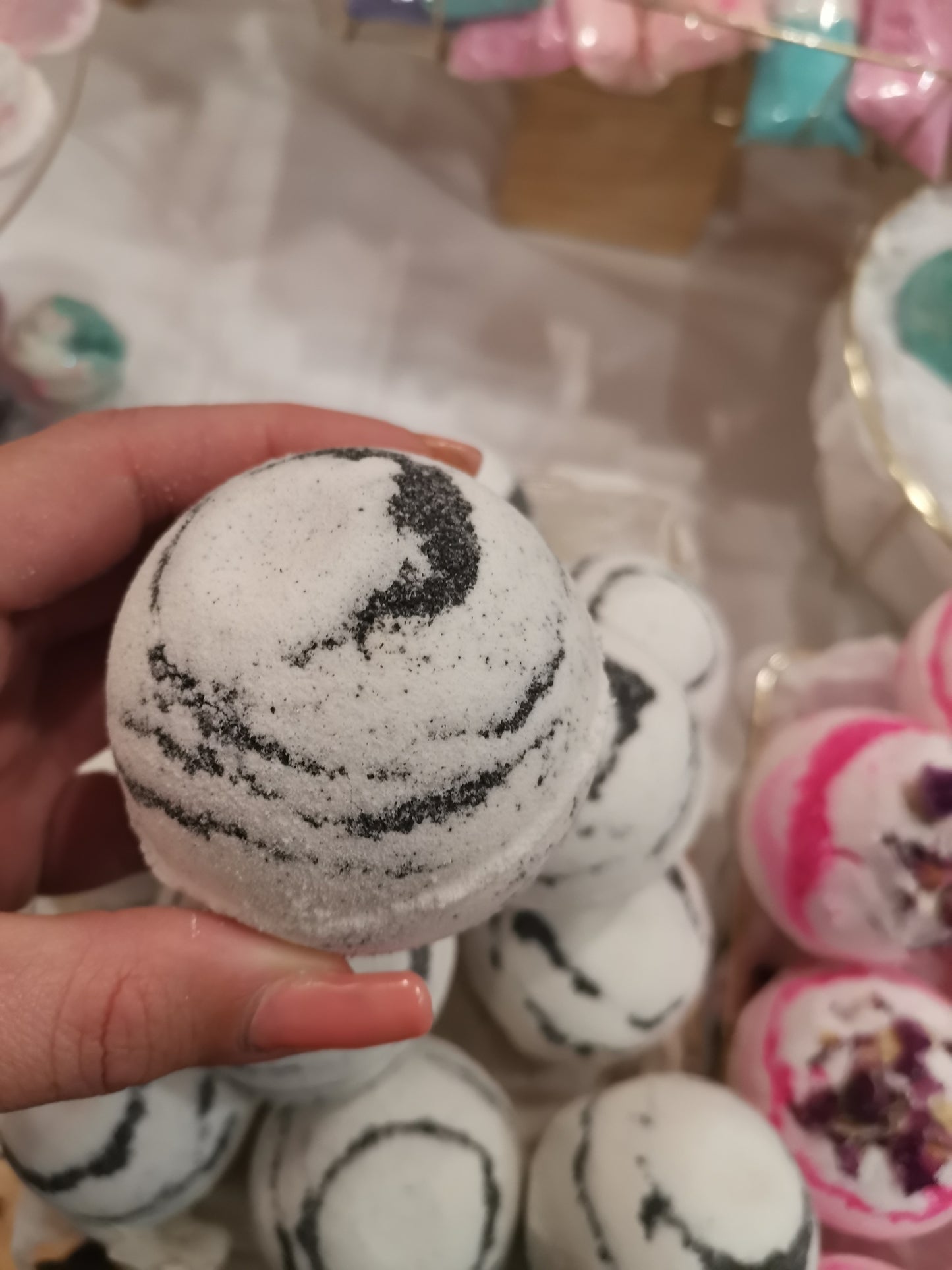 Jasmine + Marbles Large Bath Bombs | The Vegan Potionry |