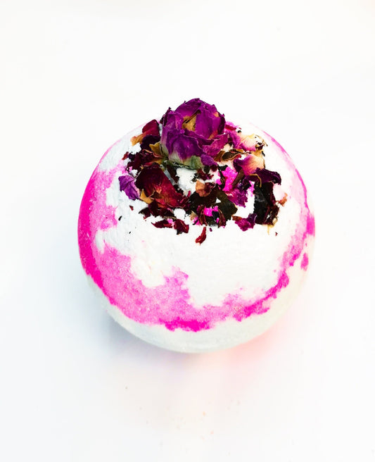 Rose Bath Bomb | The Vegan Potionry
