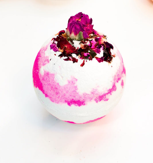 Rose Bath Bomb | The Vegan Potionry