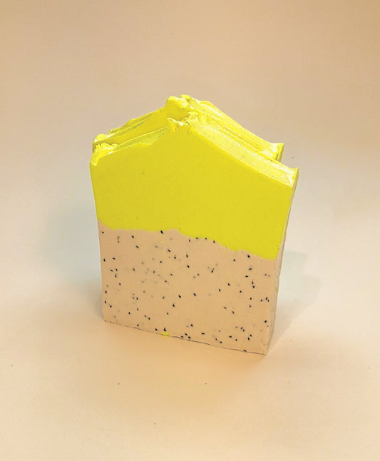 Pineapple + Poppy Seeds Hydrating Soap | Palm Free Soap | The Vegan Potionry |