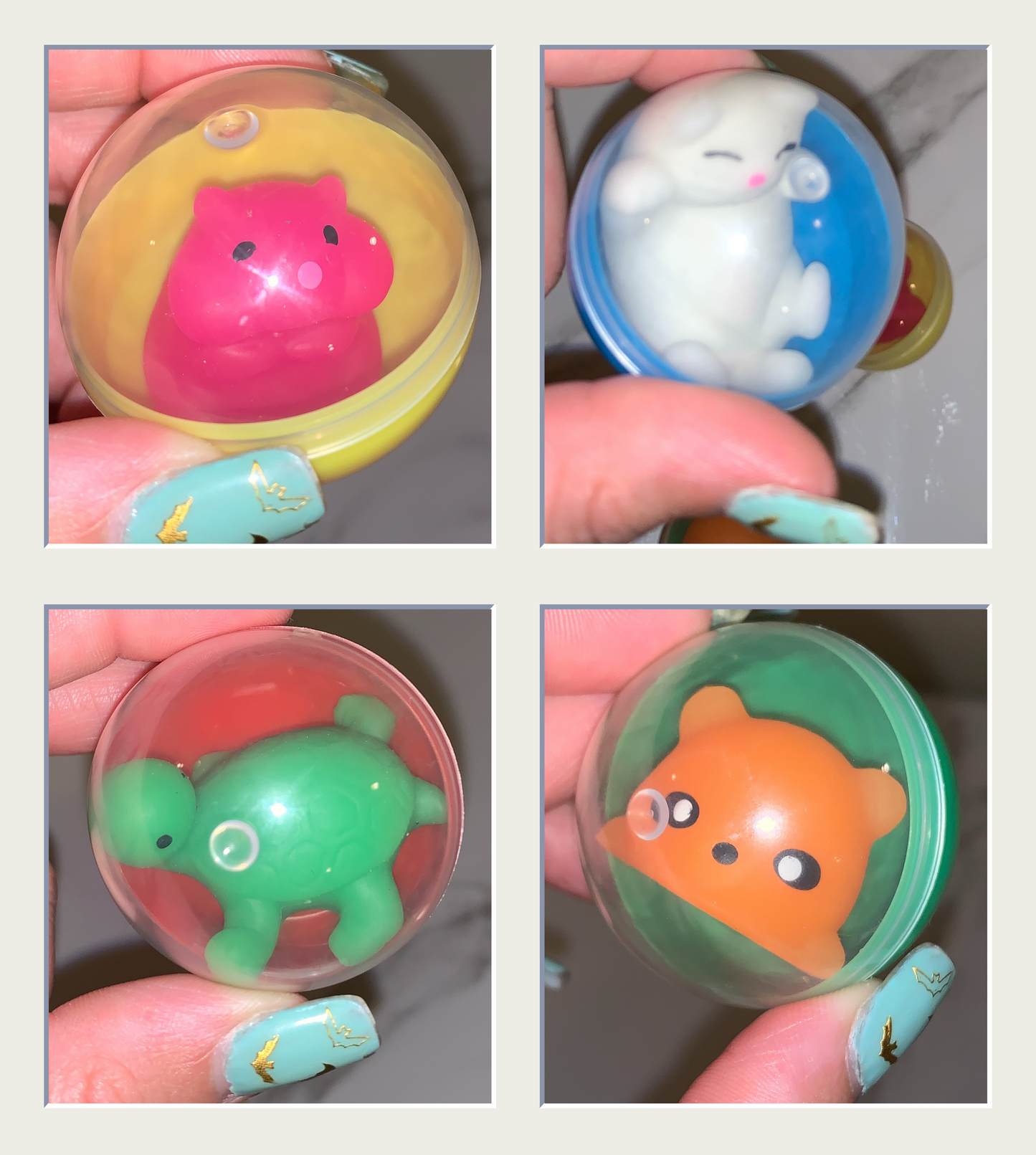 Bubble Scoops with Squishy toys inside | The Vegan Potionry