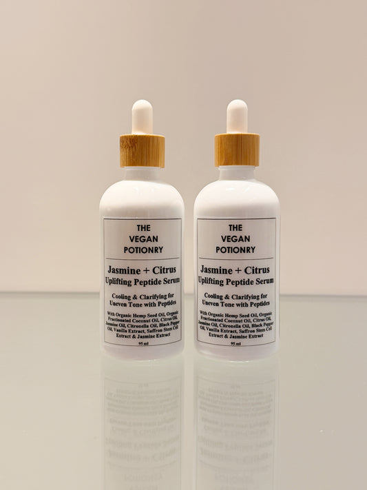 Jasmine + Citrus Uplifting Peptide Serum | The Vegan Potionry
