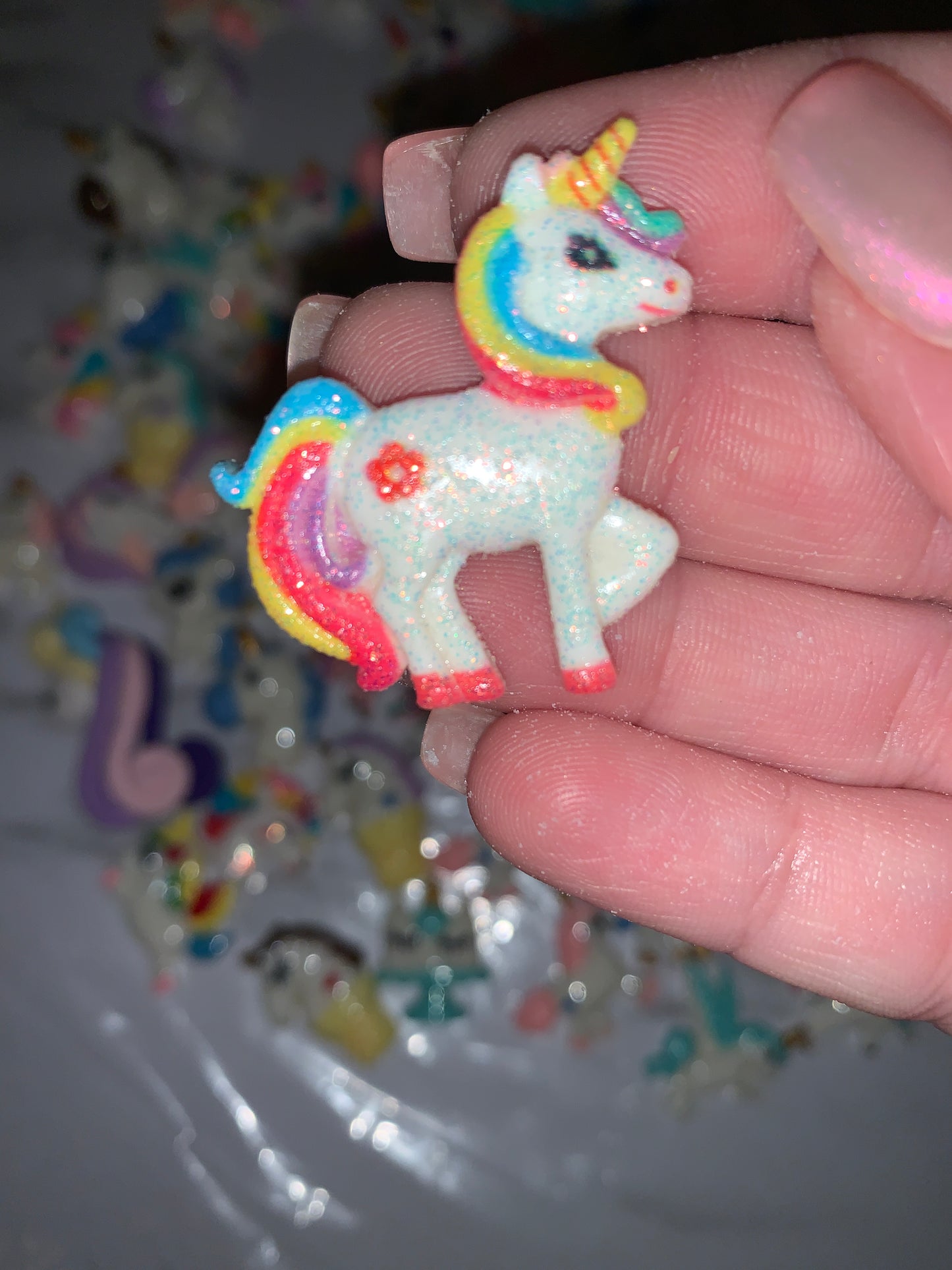 Unicorn Bubbling Bath Bombs with Toys | The Vegan Potionry |