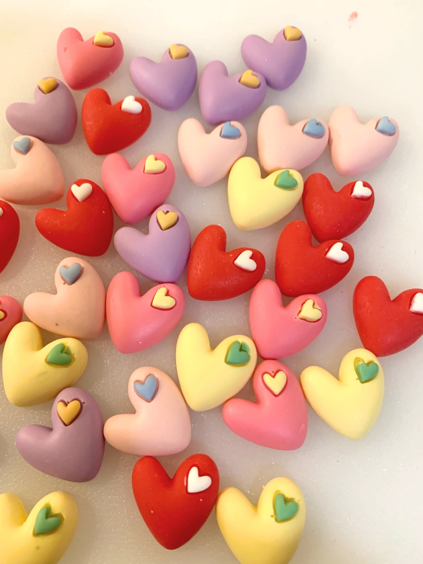 Glazed Hearts Bath Bombs with Charms inside | The Vegan Potionry