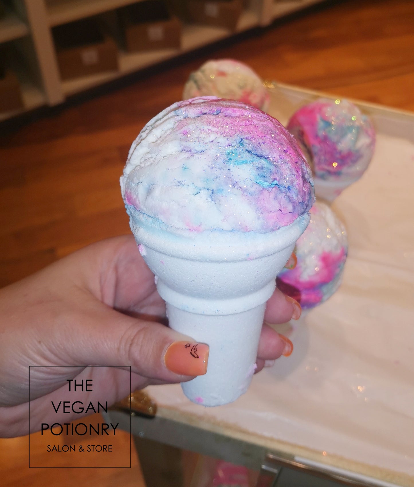 Ice Cream Bubble Bombs | The Vegan Potionry |