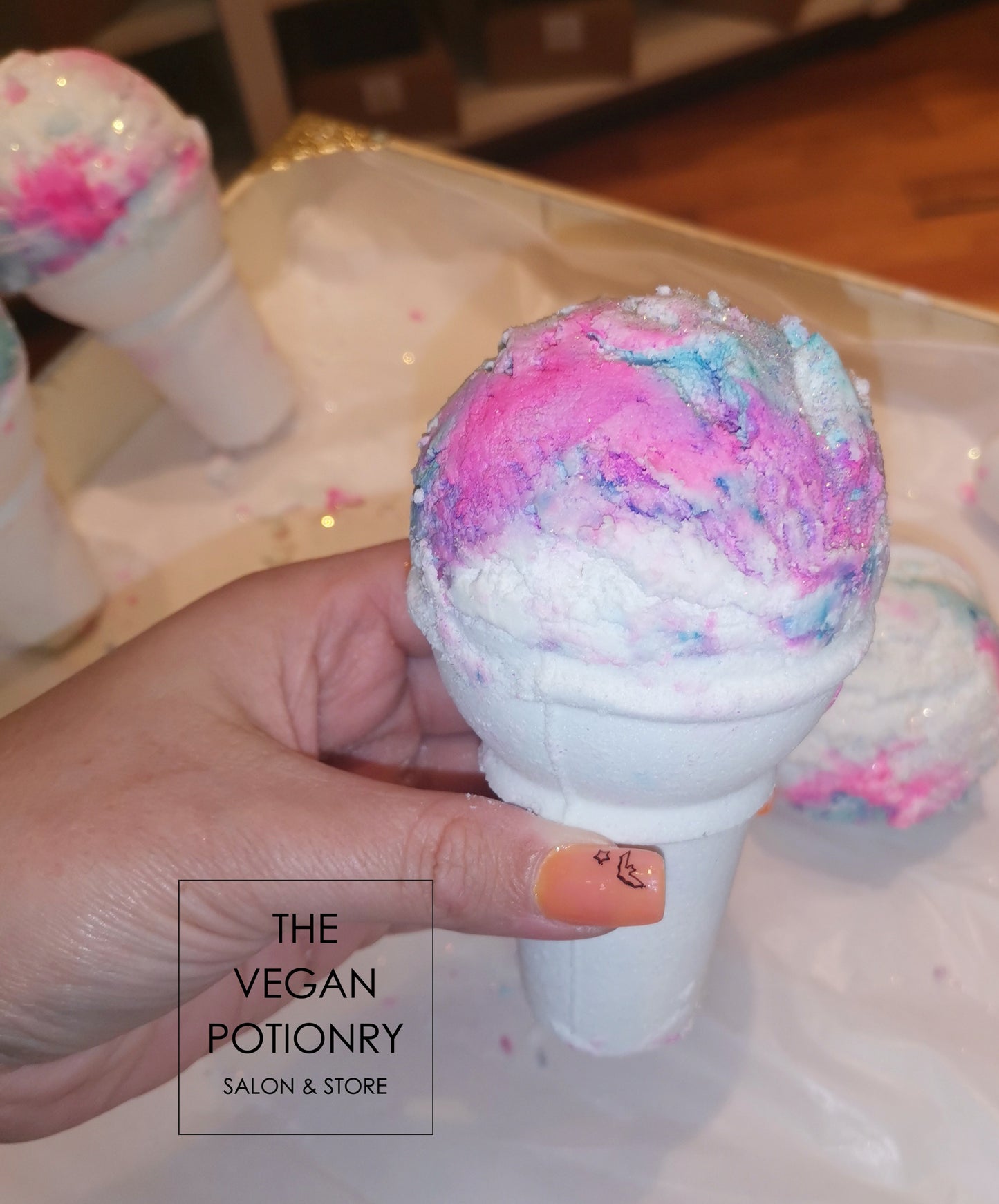 Ice Cream Bubble Bombs | The Vegan Potionry |