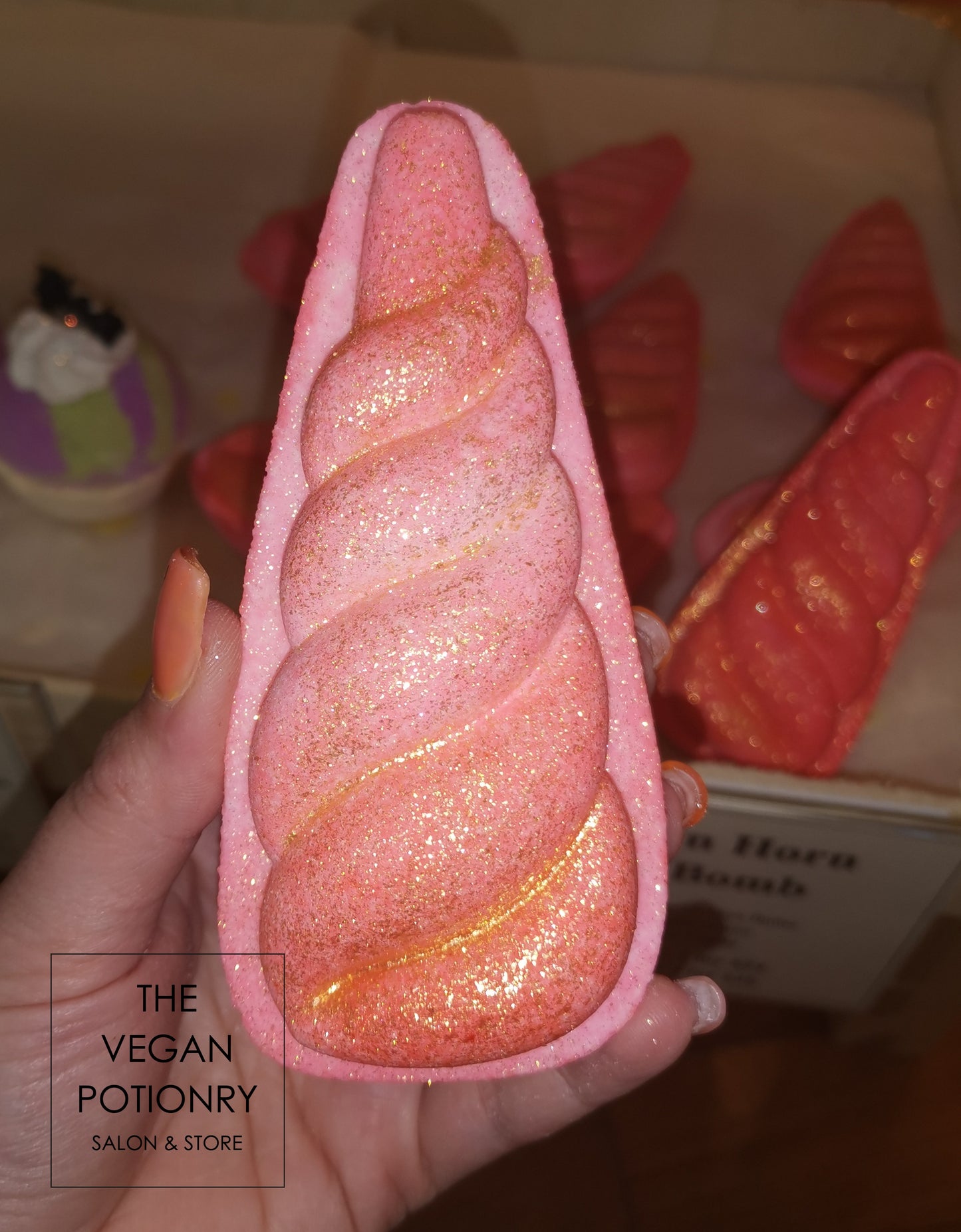Unicorn Horn Bath Bombs | The Vegan Potionry |