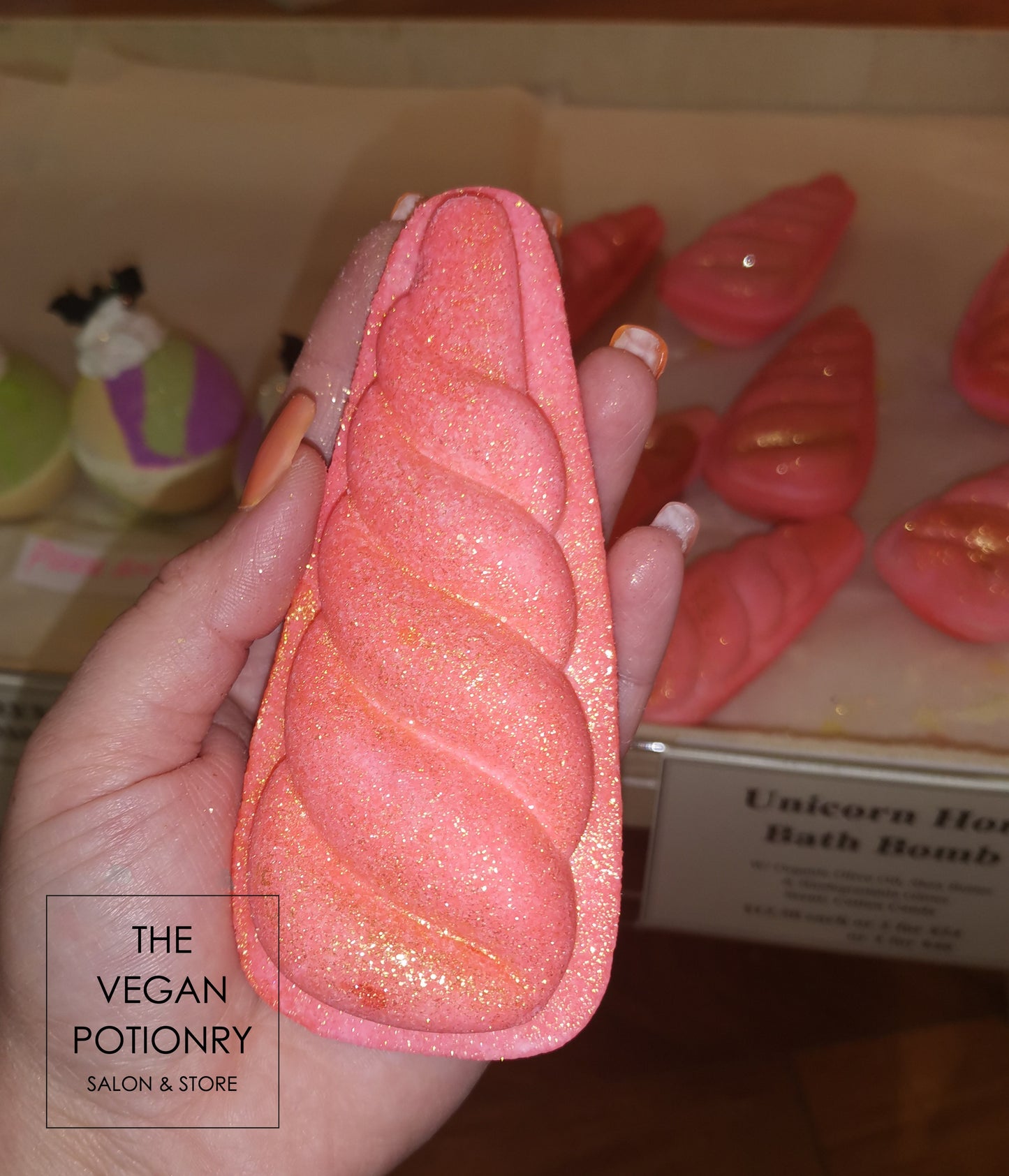 Unicorn Horn Bath Bombs | The Vegan Potionry |