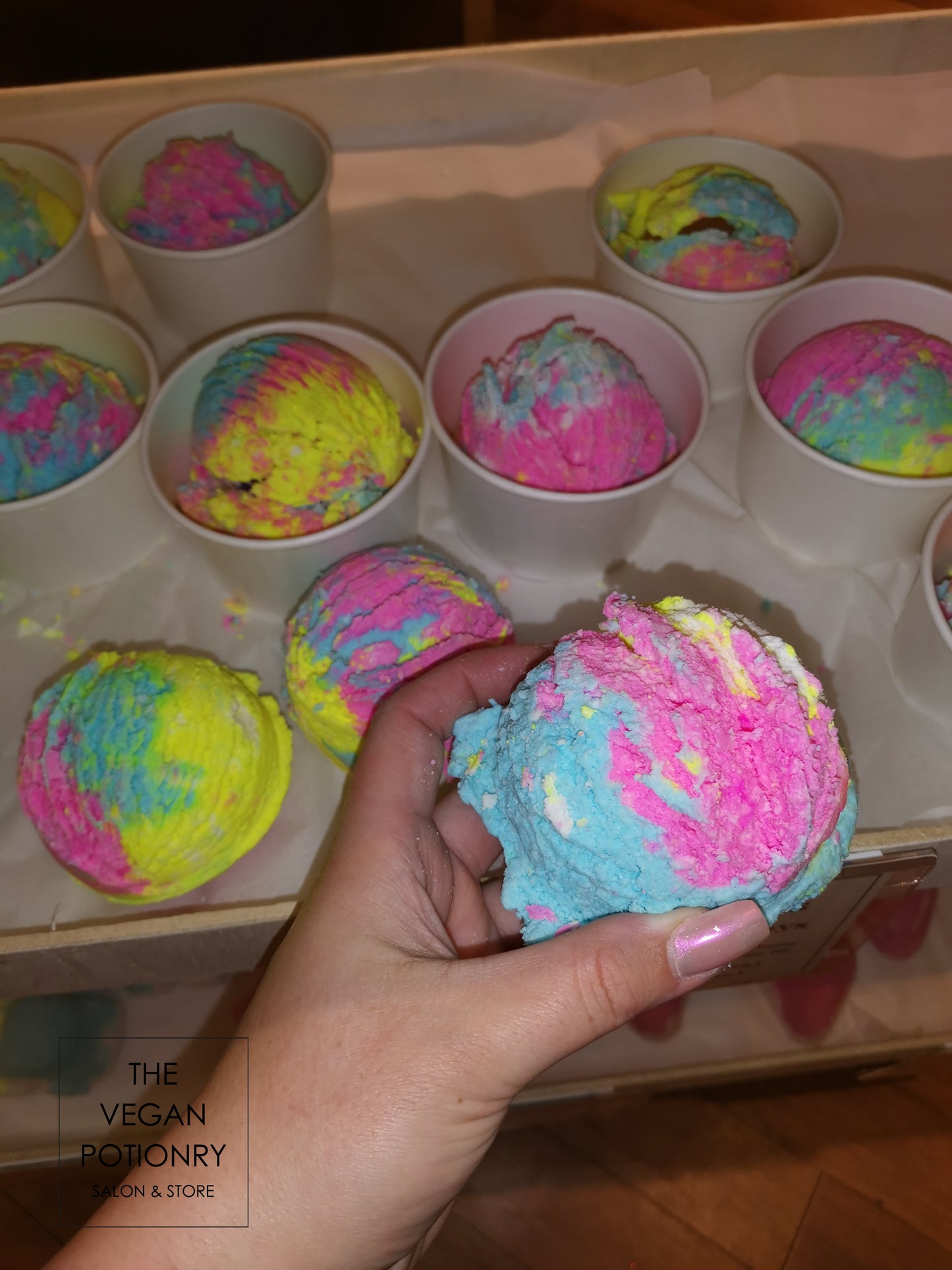 Bubble Scoops with Squishy toys inside | The Vegan Potionry