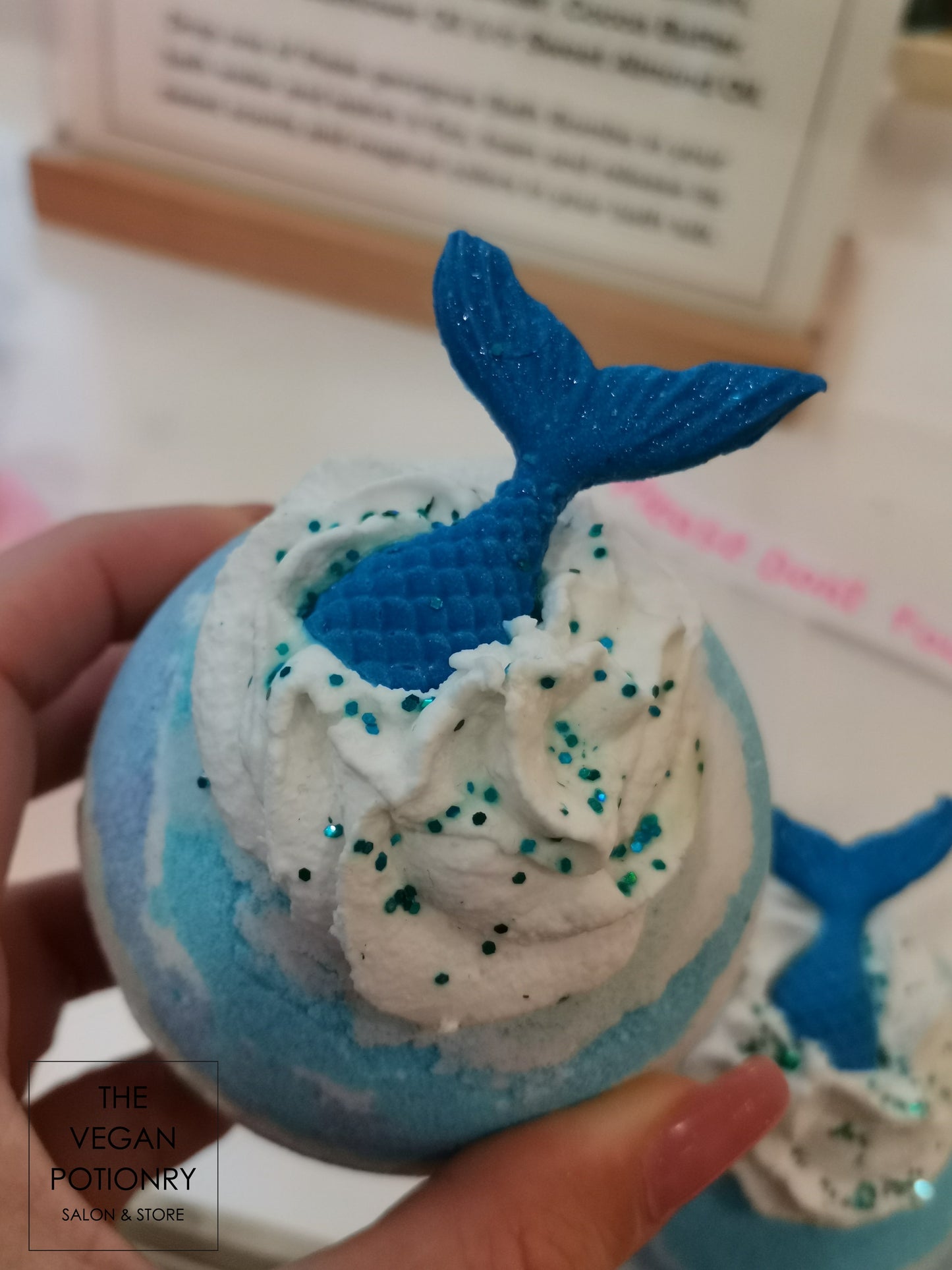 Mermaid Bubbling Bath Bombs with Toys | The Vegan Potionry