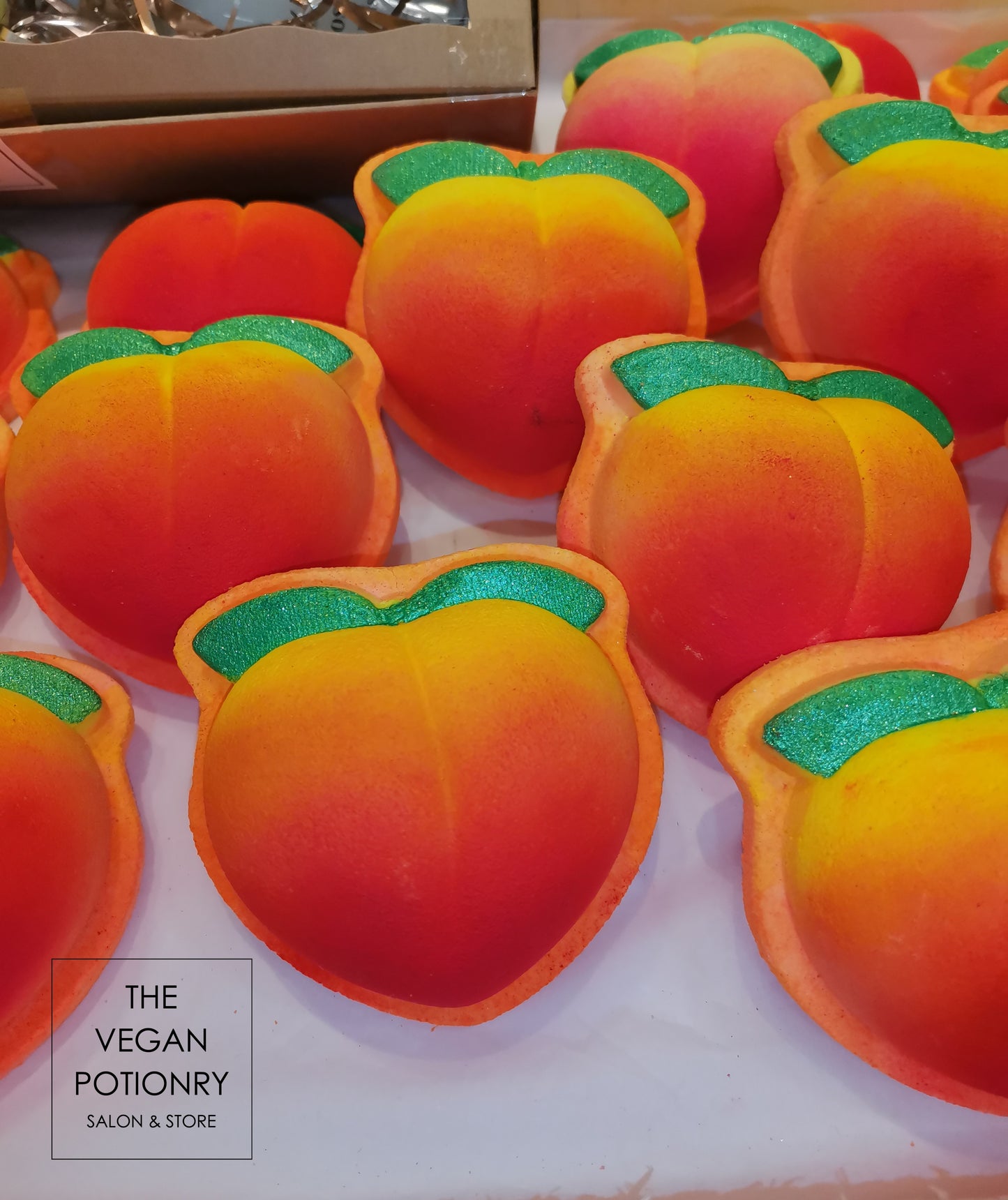 Peach Bath Bombs |The Vegan Potionry