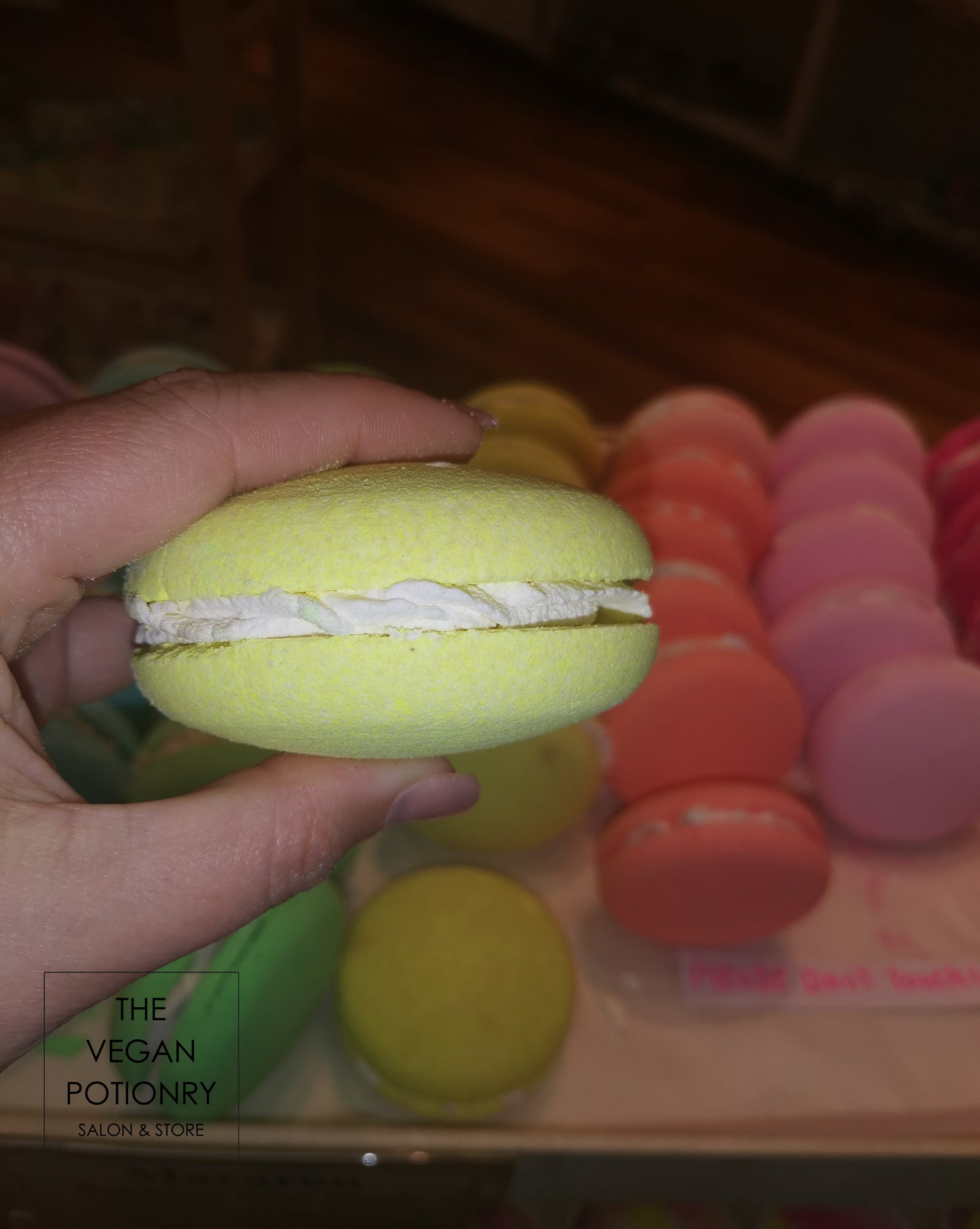Macaron Bubbling Bath Bombs (Large) | The Vegan Potionry |