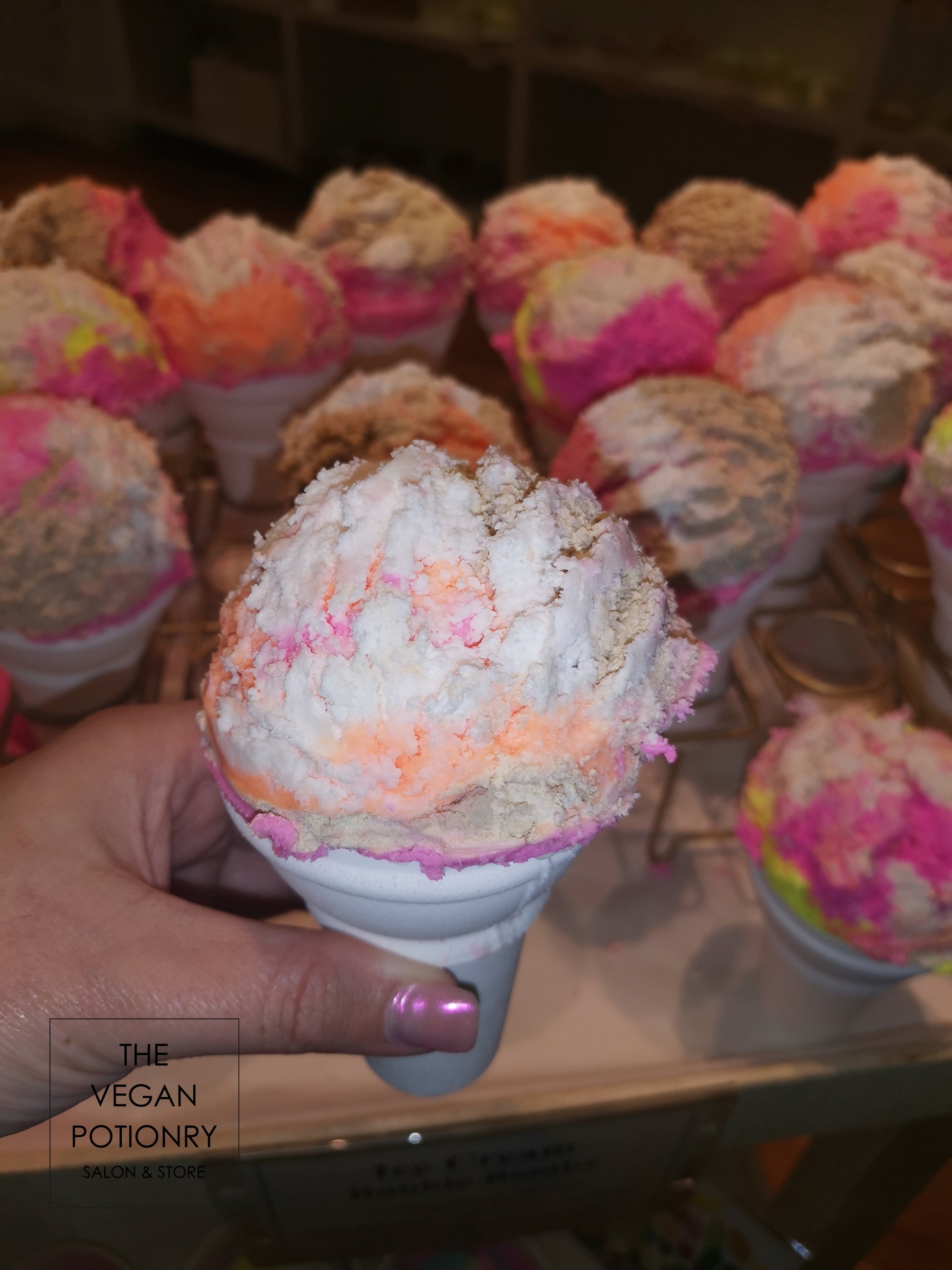 Ice cream bubble bombs 
