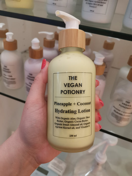 Pineapple + Coconut Hydrating Lotion | The Vegan Potionry