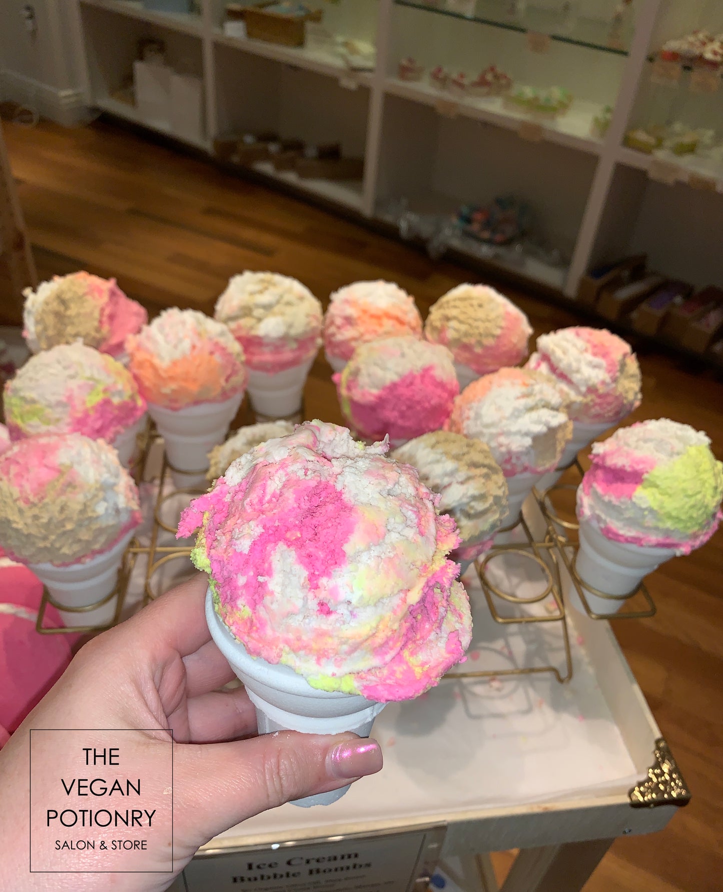 Ice Cream Bubble Bombs | The Vegan Potionry |