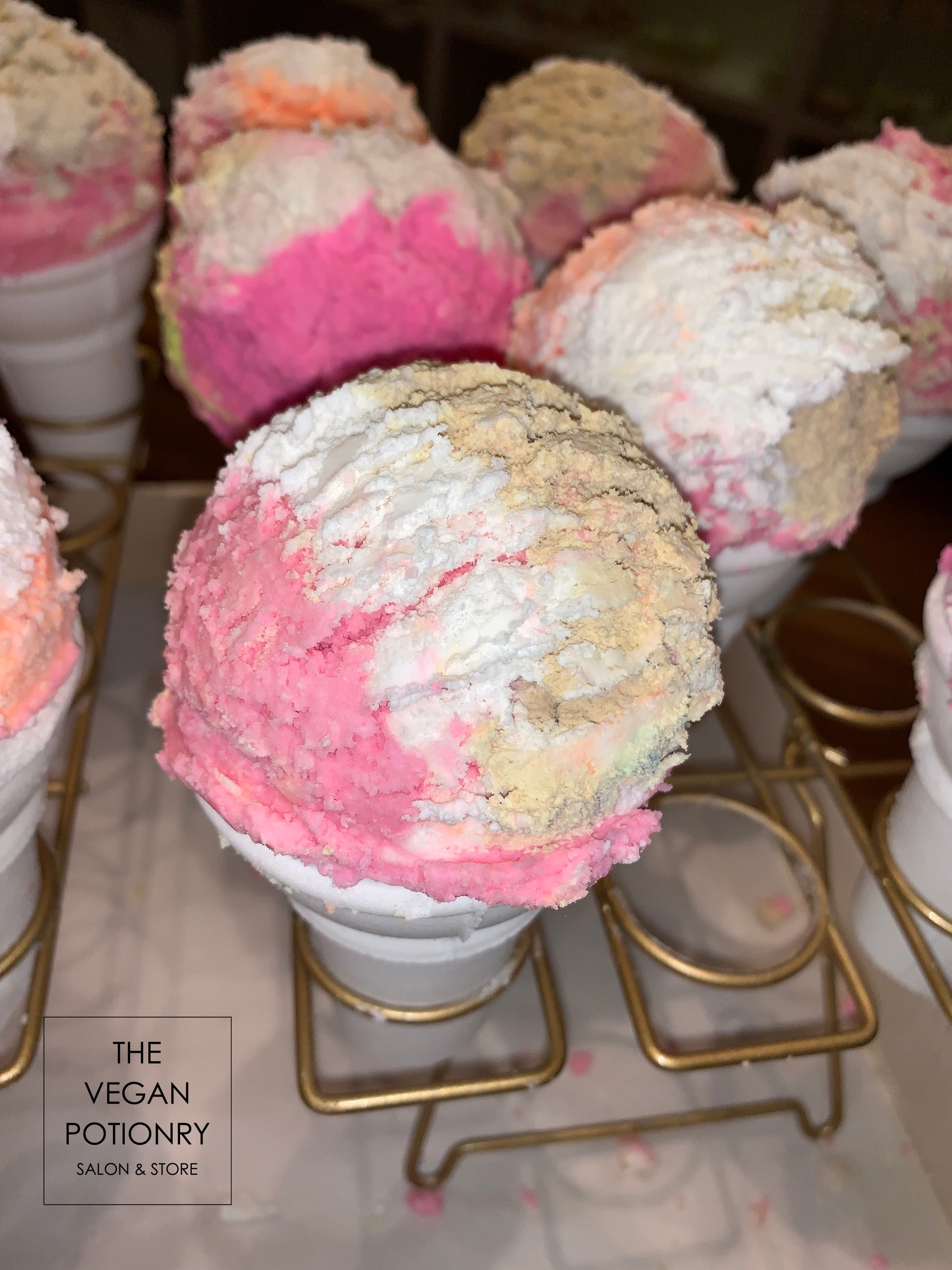 Ice cream bubble bombs 