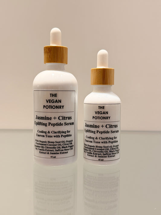 Jasmine + Citrus Uplifting Peptide Serum | The Vegan Potionry